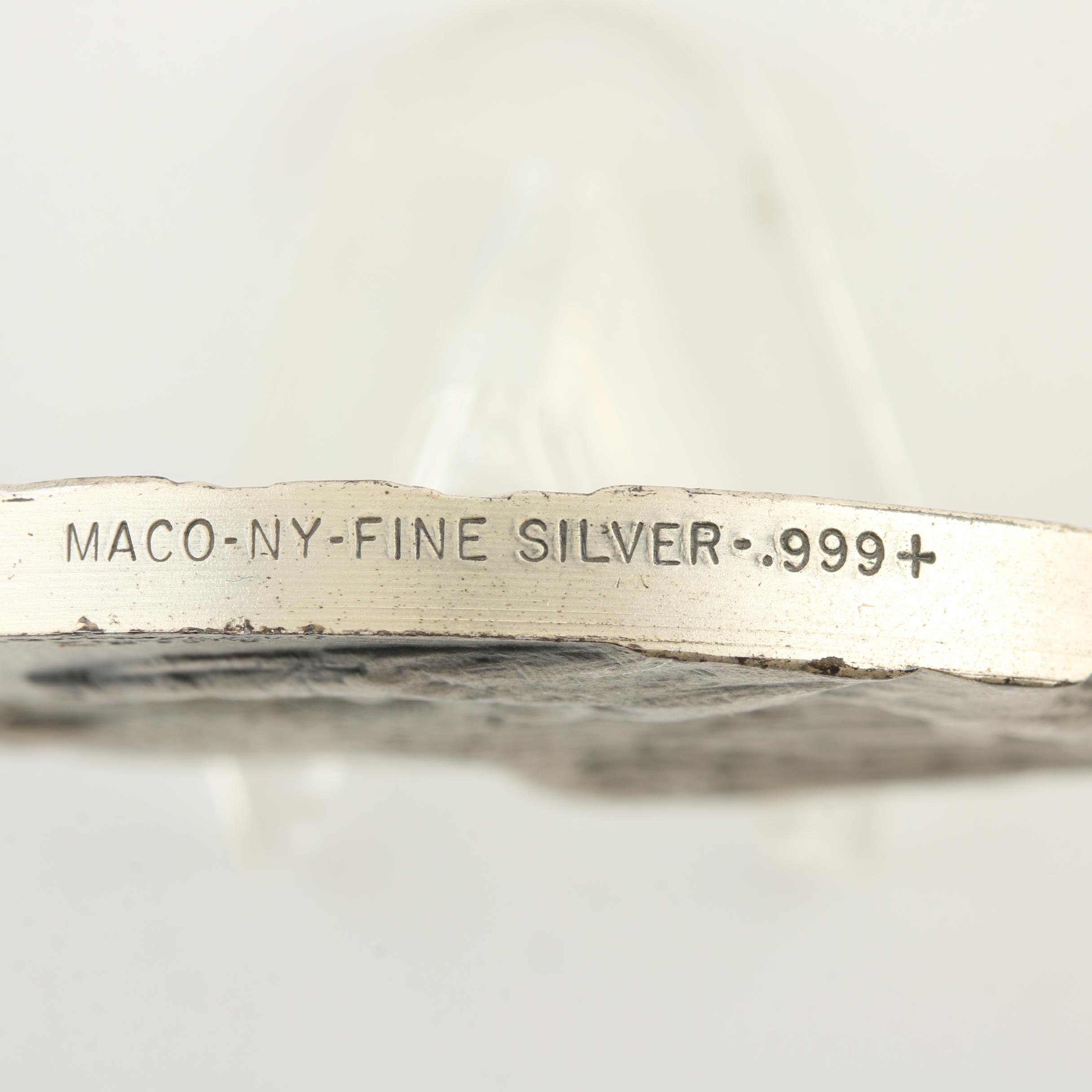 Richard M. Nixon 1972 Journey for Peace Silver Medal