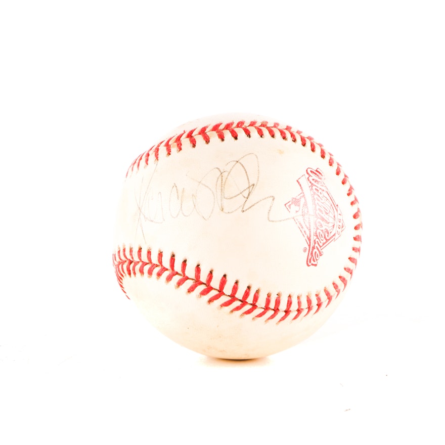 Marcus Allen Signed 1992 World Series Baseball