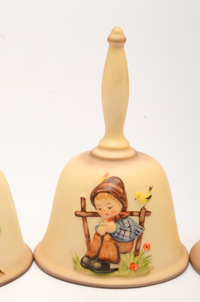 Vintage Hummel Porcelain Bells
