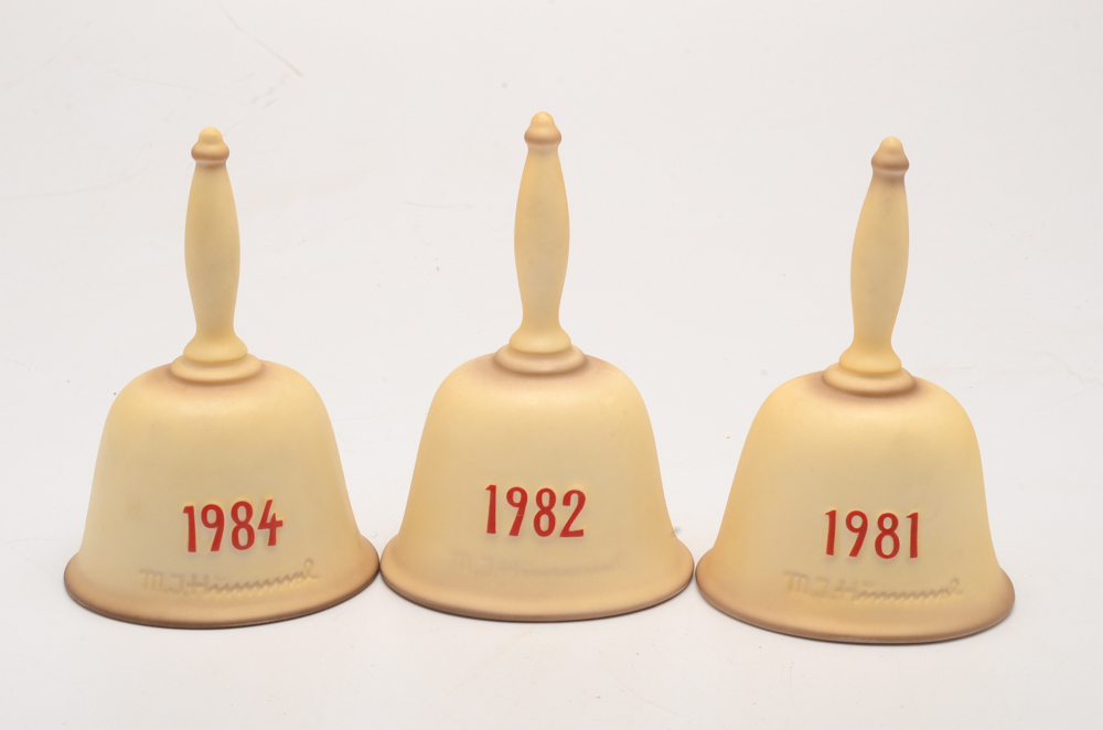 Vintage Hummel Porcelain Bells