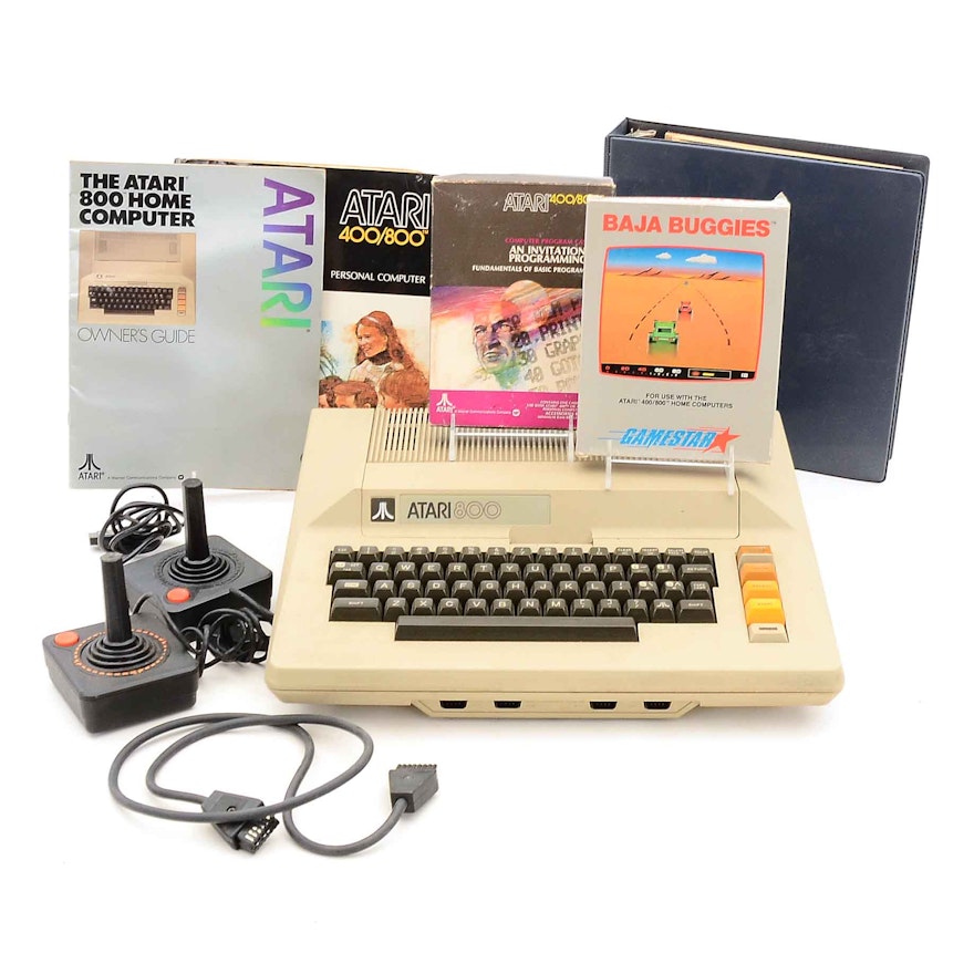 Atari 800 Personal Computer with Accessories