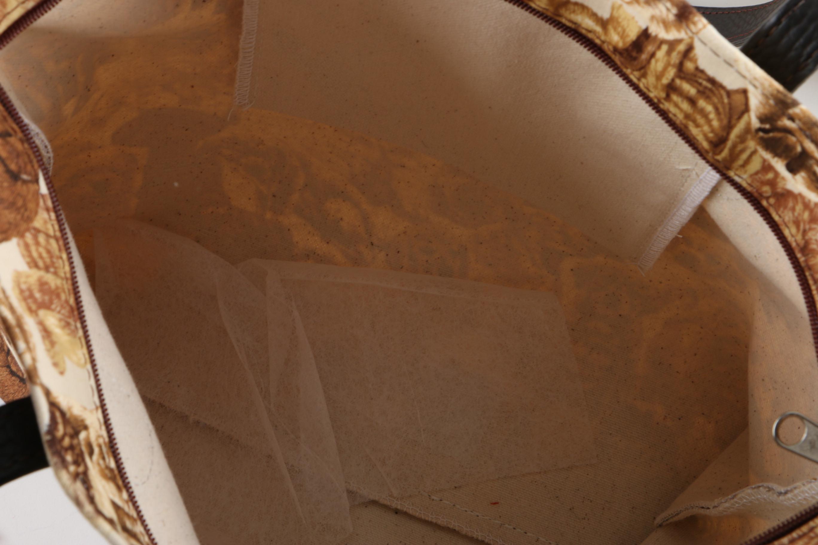 Raviani Collection Dog Motif and Bungalow 360 Peace Sign Motif Tote Bags