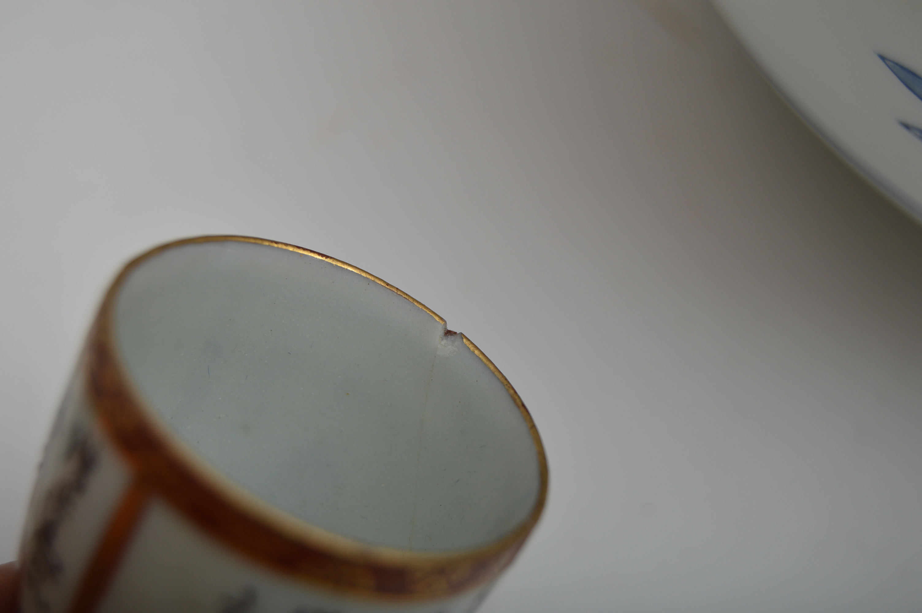 Japanese Porcelain with Cat Creamer