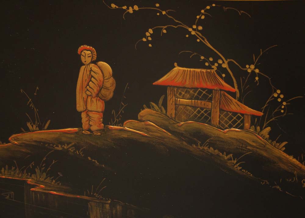 Chinoiserie King Size Bed Frame