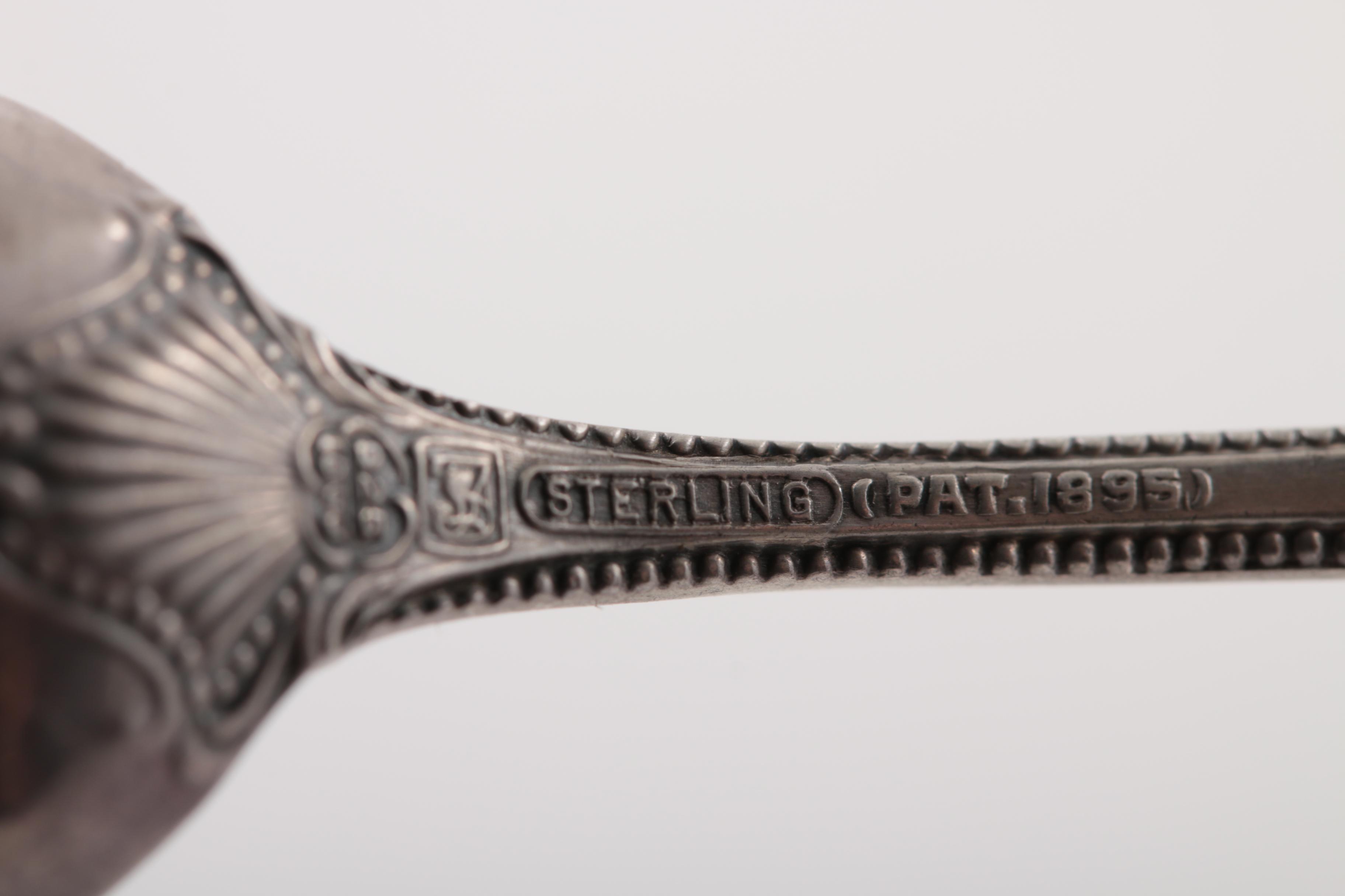 Watson and Towle Sterling Silver Demitasse Spoon Brooches