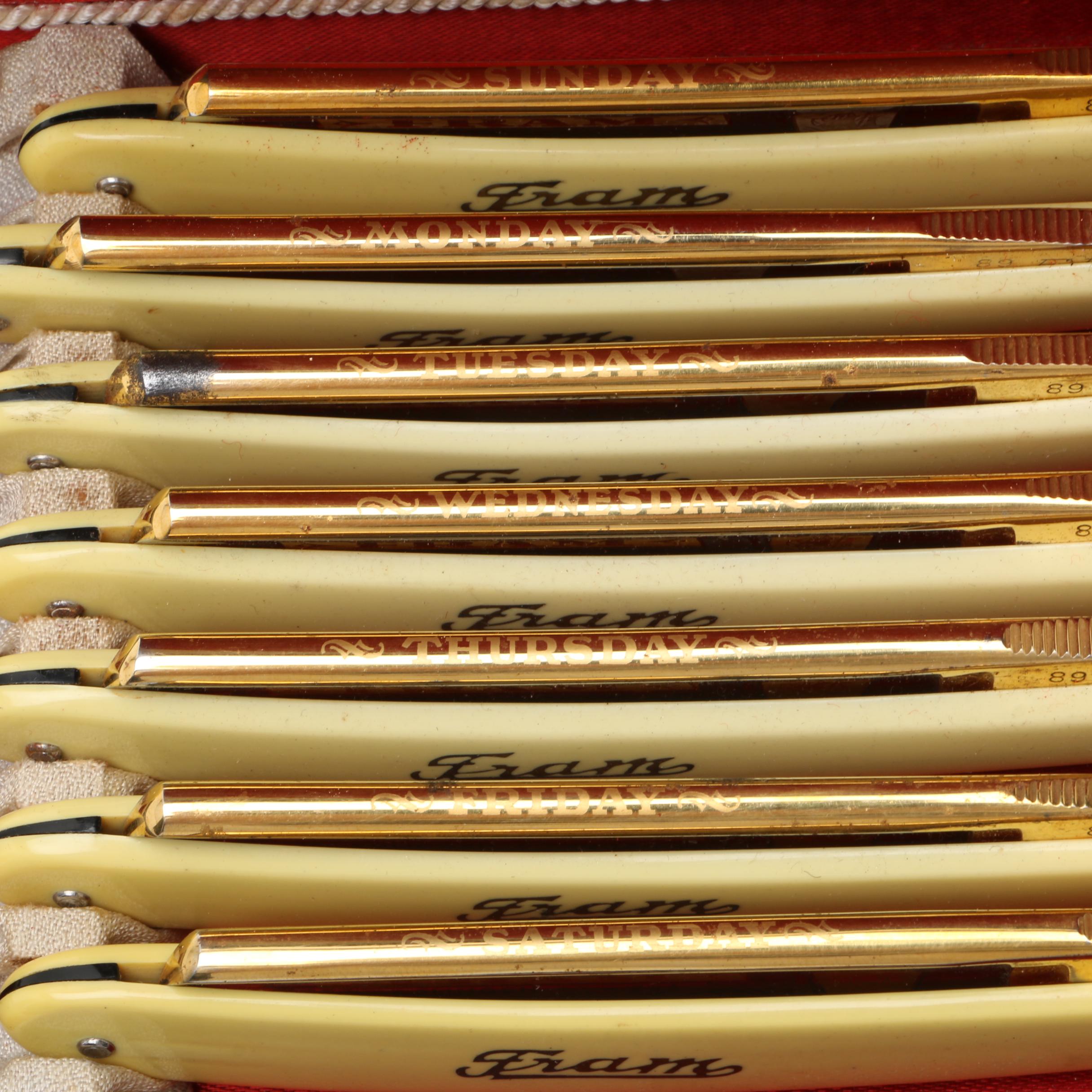 Vintage Mandler "Fram" Straight Razors and Panasonic "Falcon" Shaver