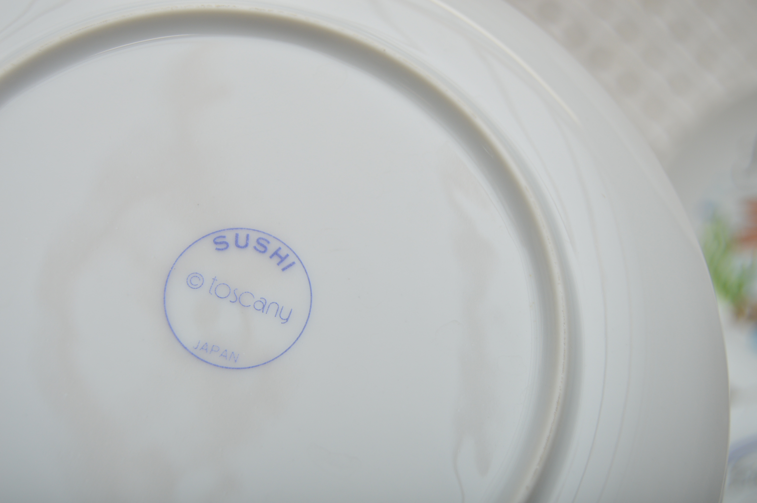 Italian Ceramics with Japanese Fish Plates