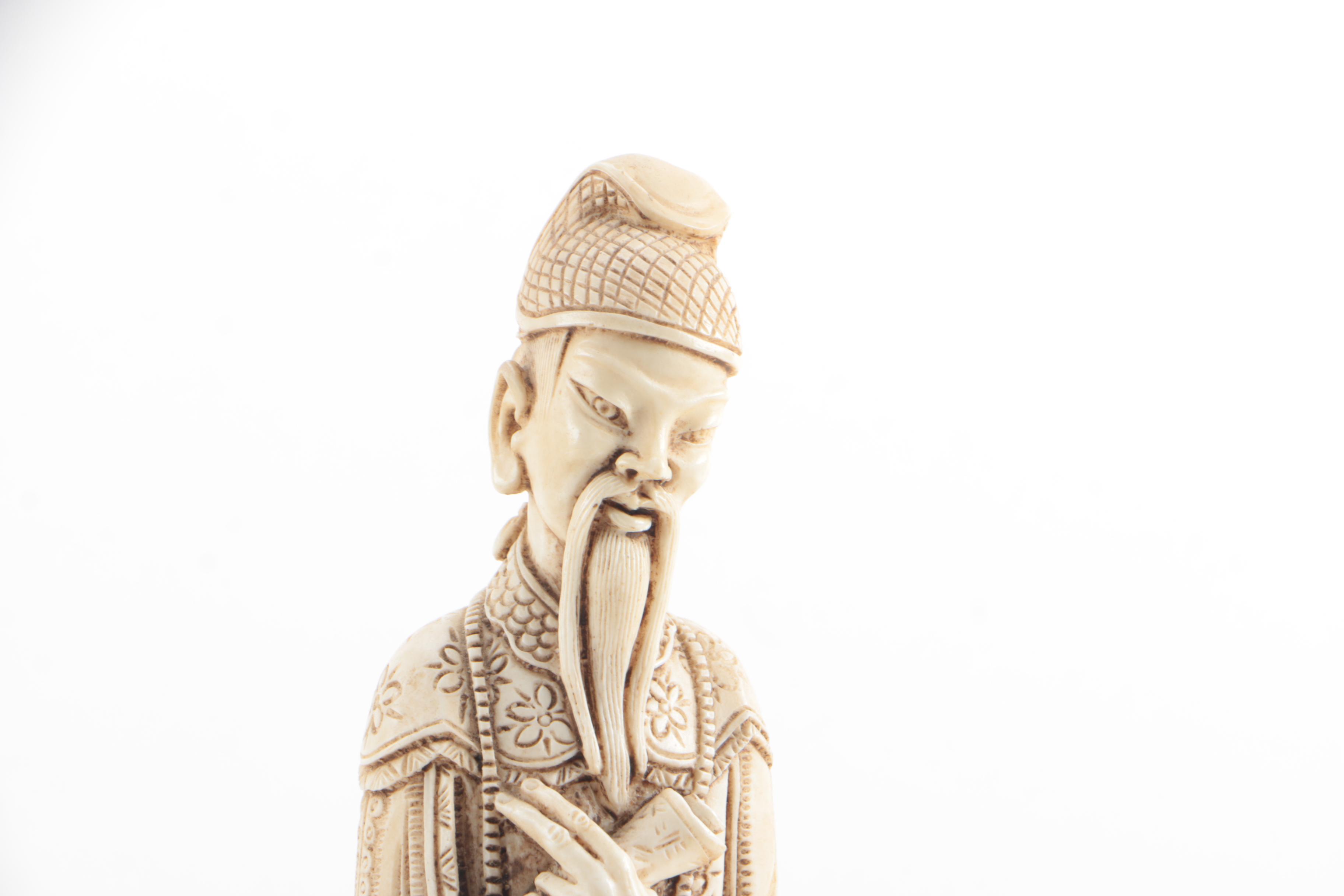 Chinese Inspired Plastic Recast Figurines
