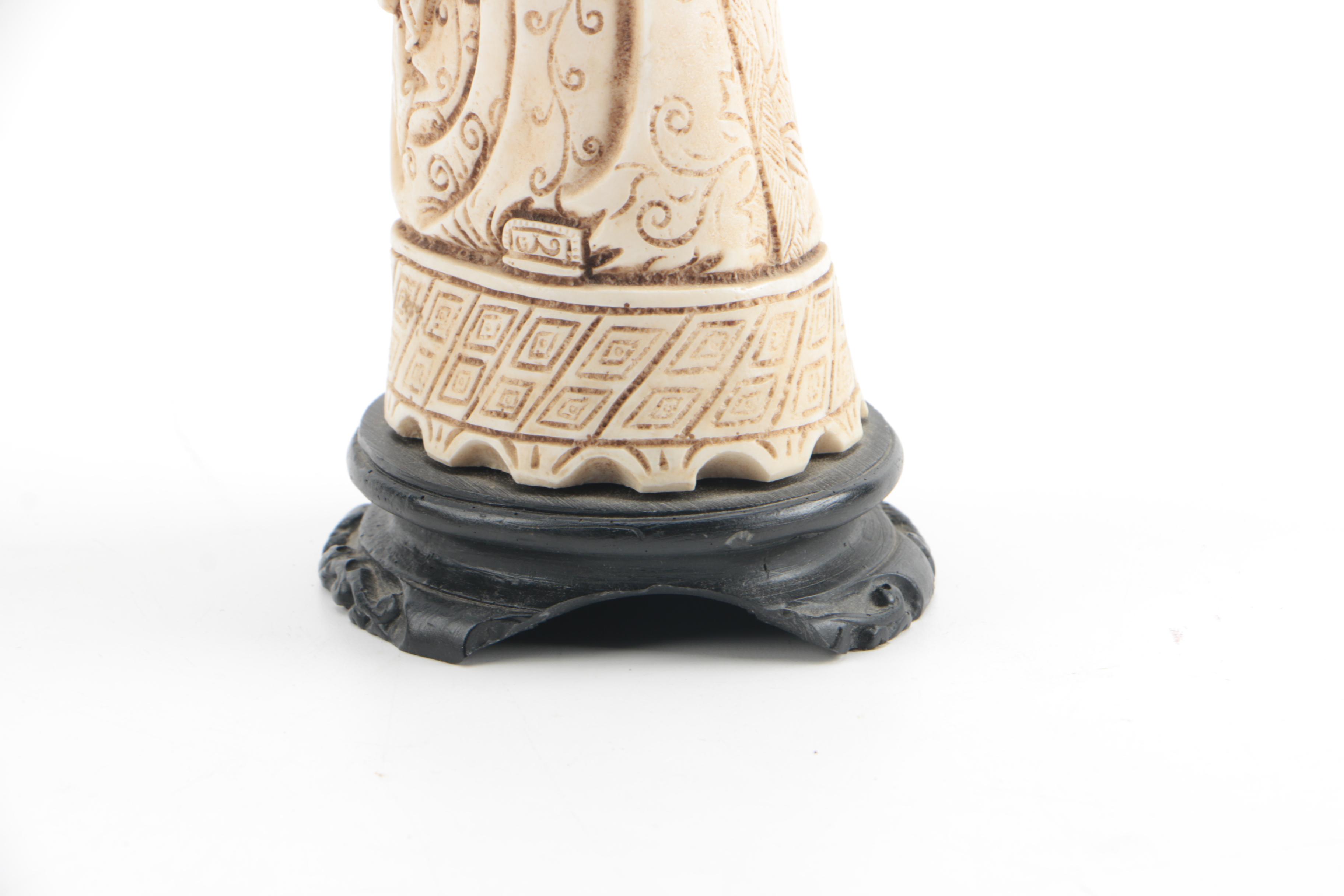 Chinese Inspired Plastic Recast Figurines