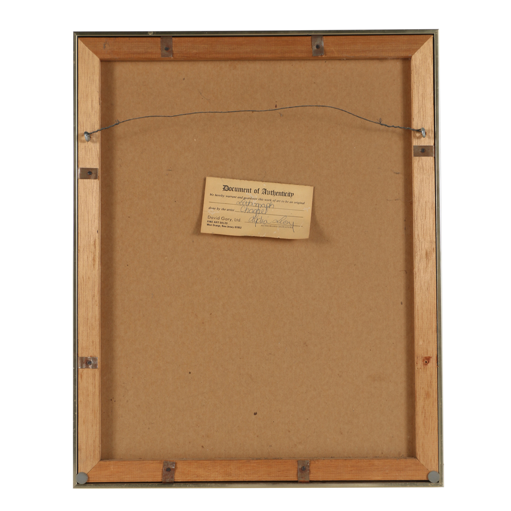 Marc Chagall Lithograph Cover for Derrière le Miroir "Pantomime"