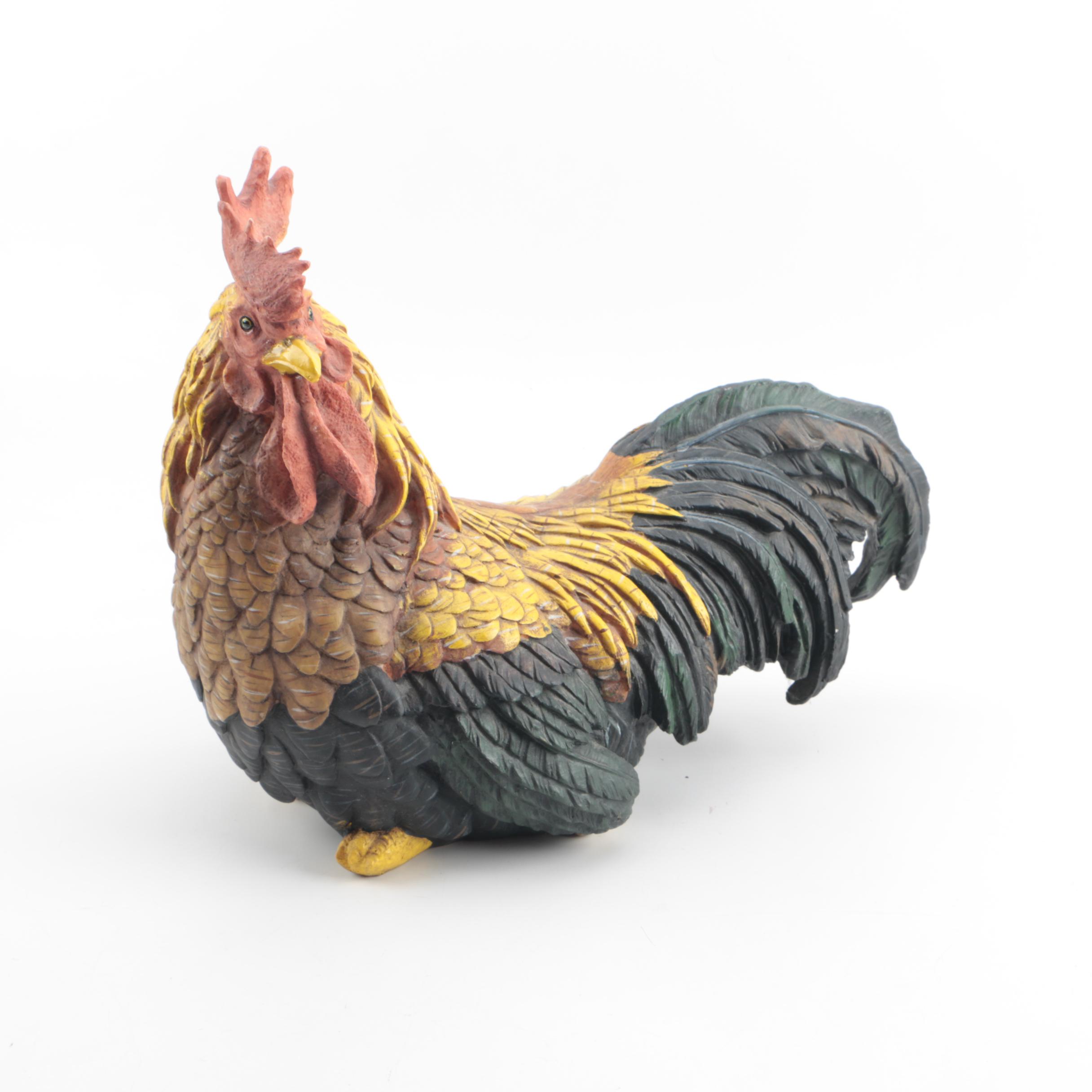 Resin Rooster Figurine