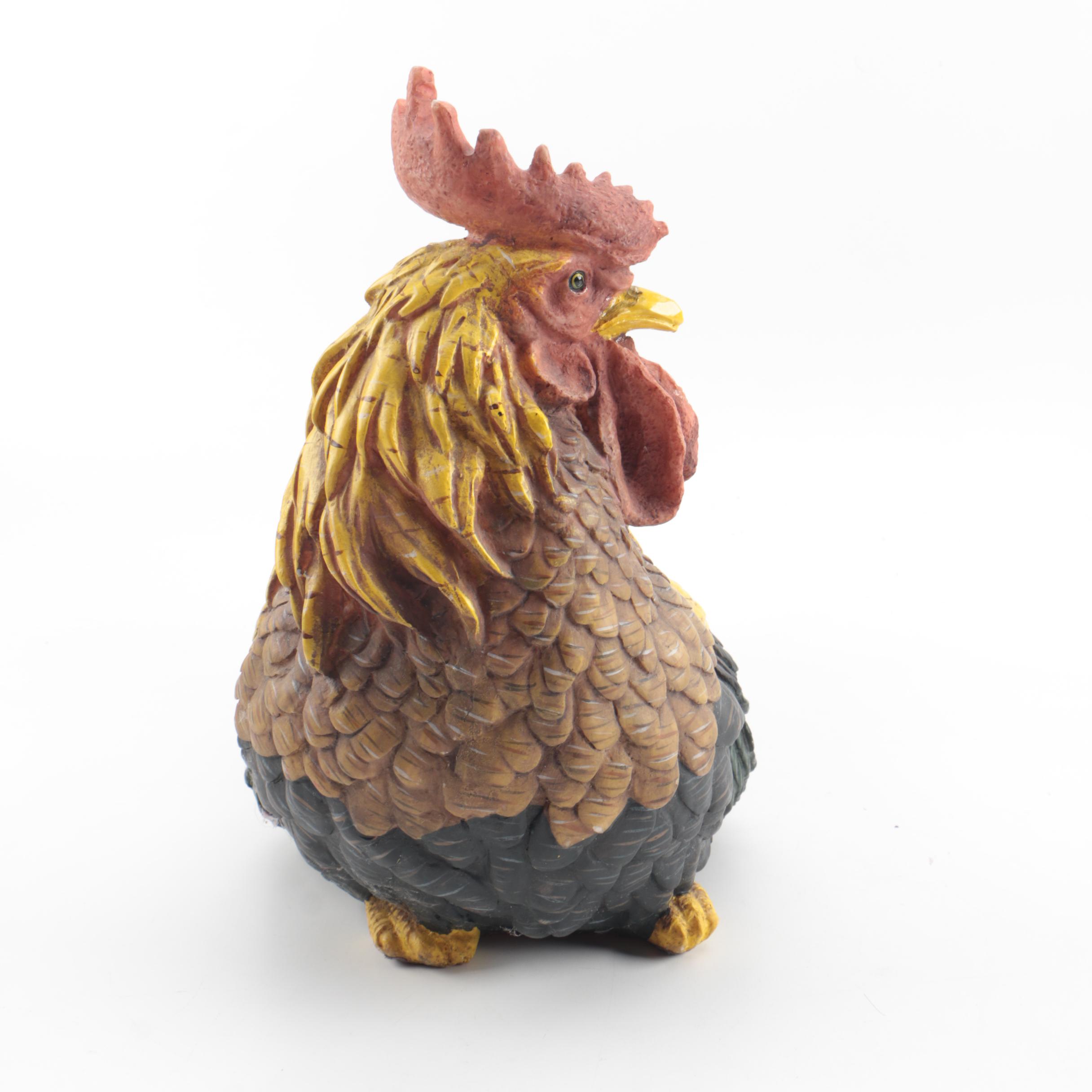 Resin Rooster Figurine