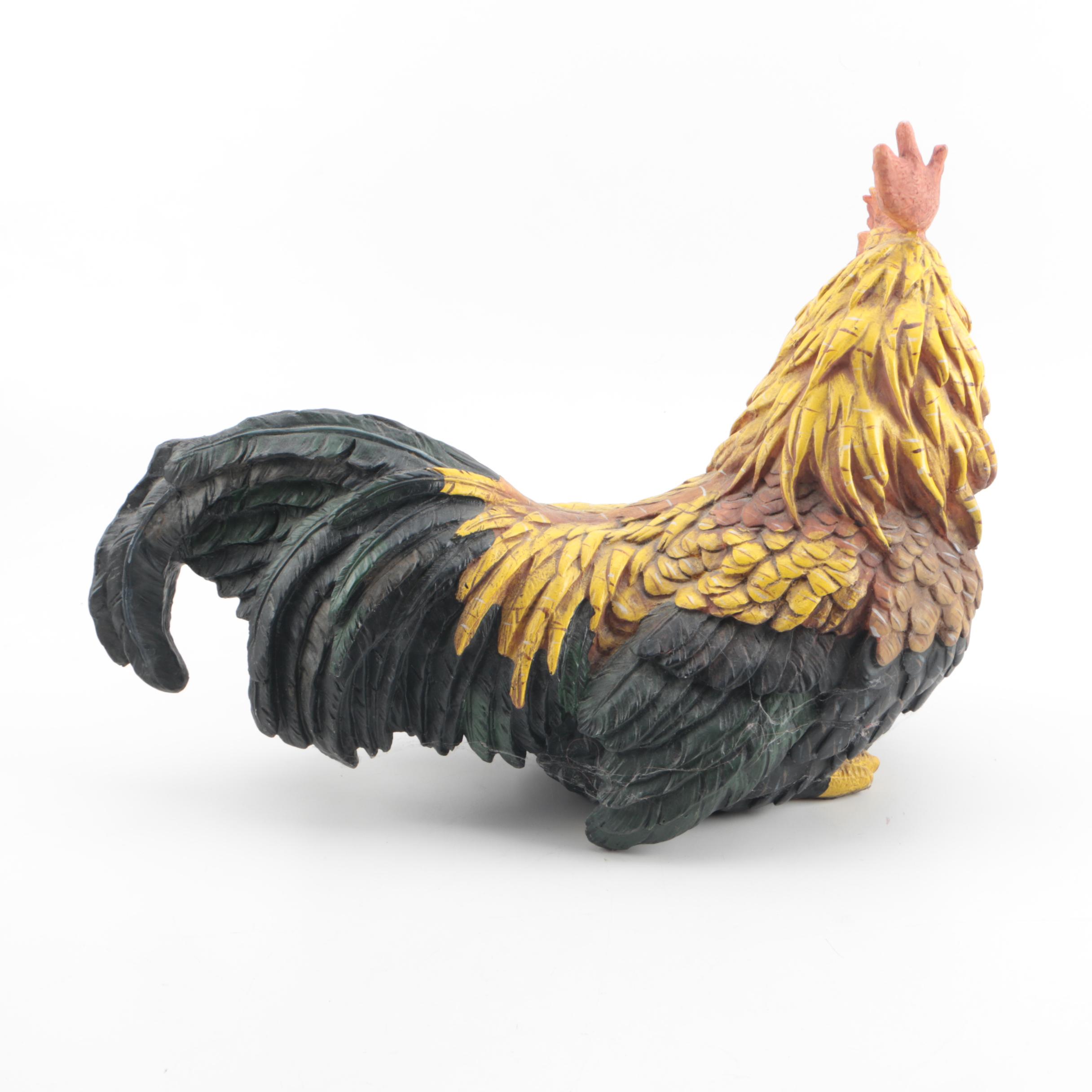 Resin Rooster Figurine