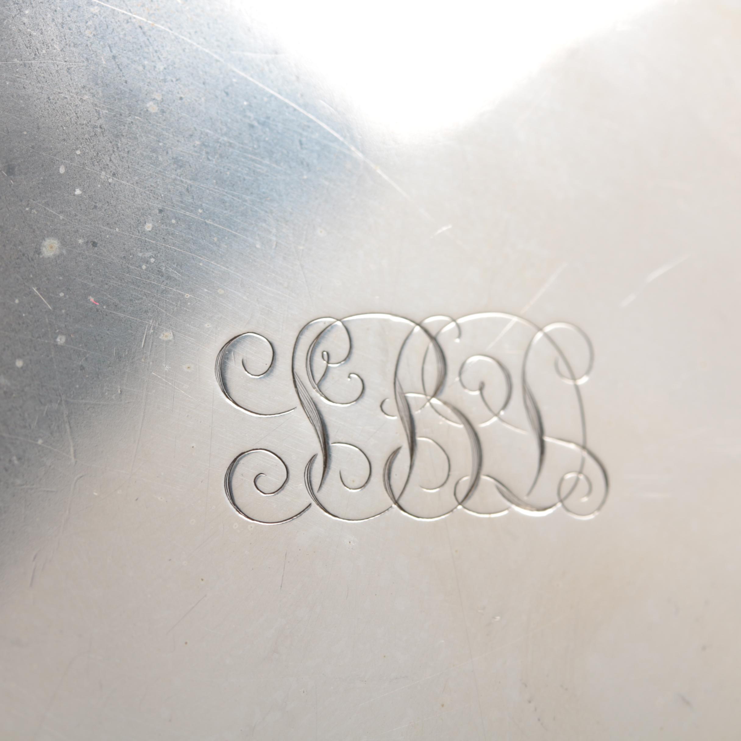 Sterling Silver Plates Including Towle, Gorham, and Shreve  Co.