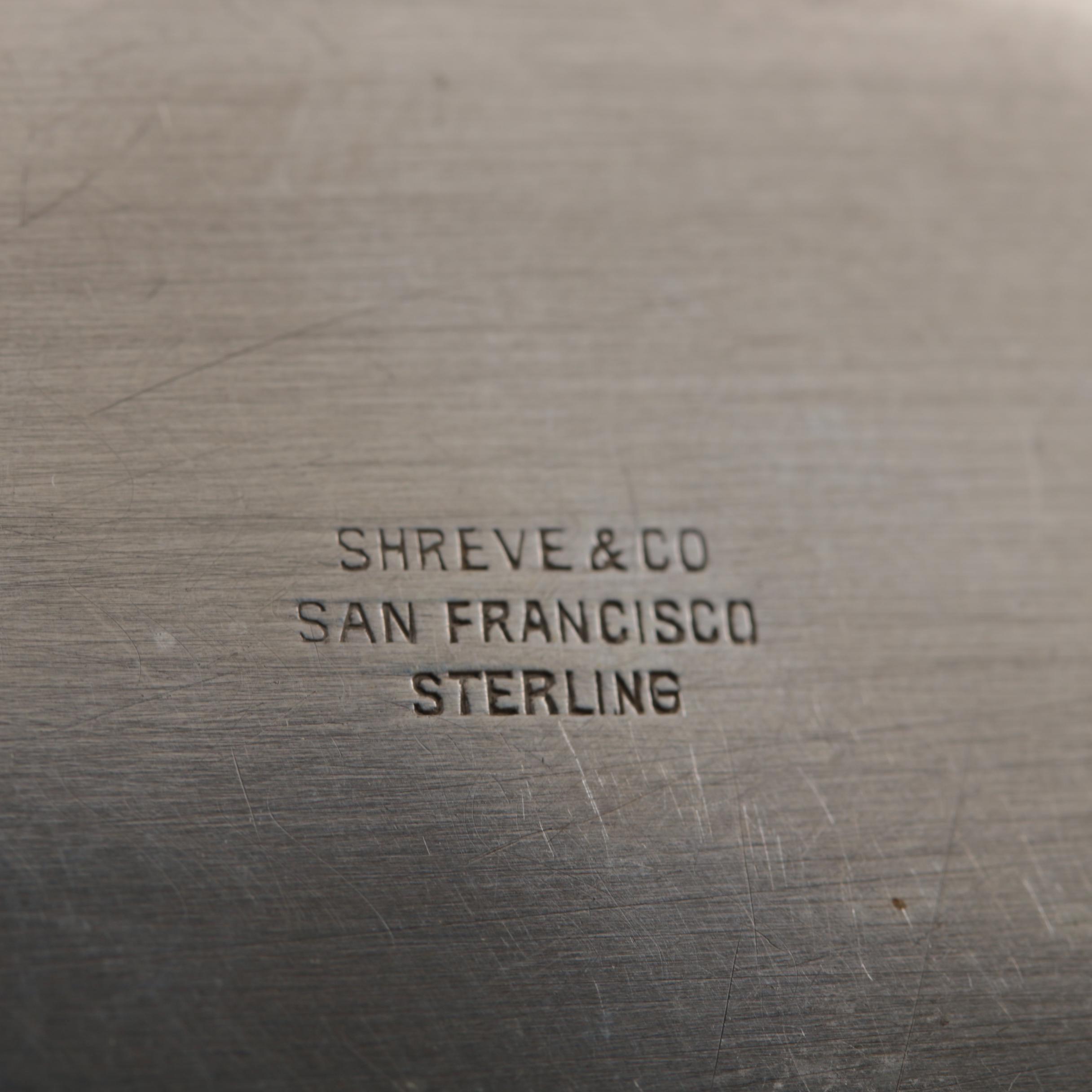 Sterling Silver Plates Including Towle, Gorham, and Shreve  Co.