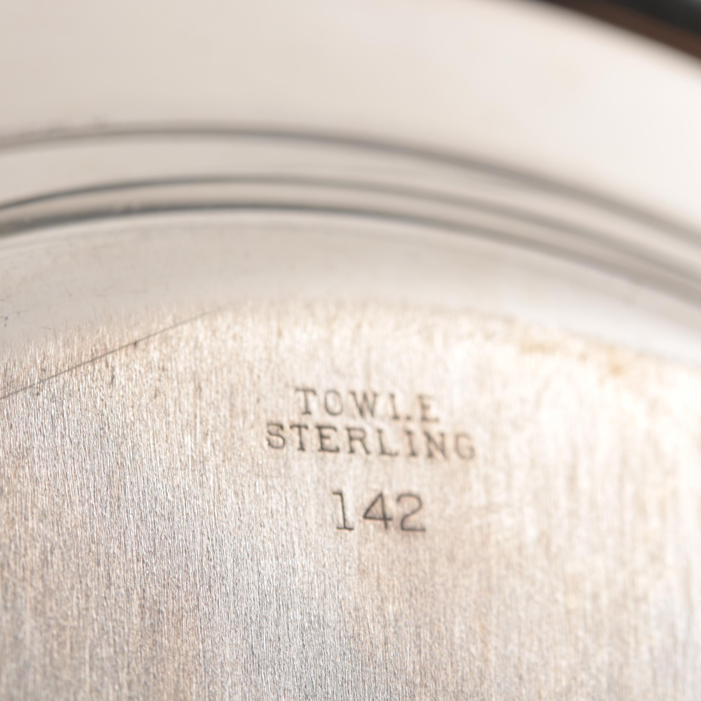 Sterling Silver Plates Including Towle, Gorham, and Shreve  Co.