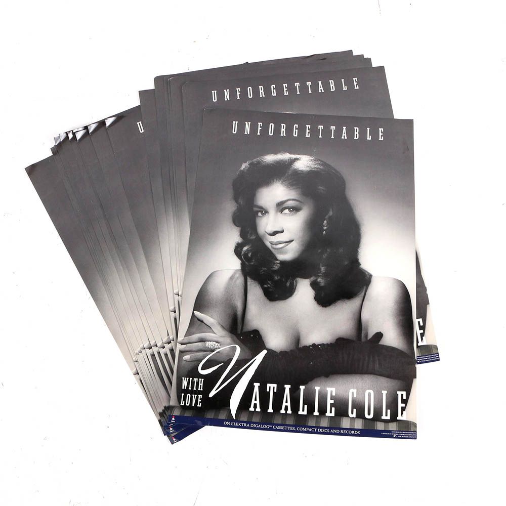 Promotional Posters for Natalie Cole's "Unforgettable with Love"