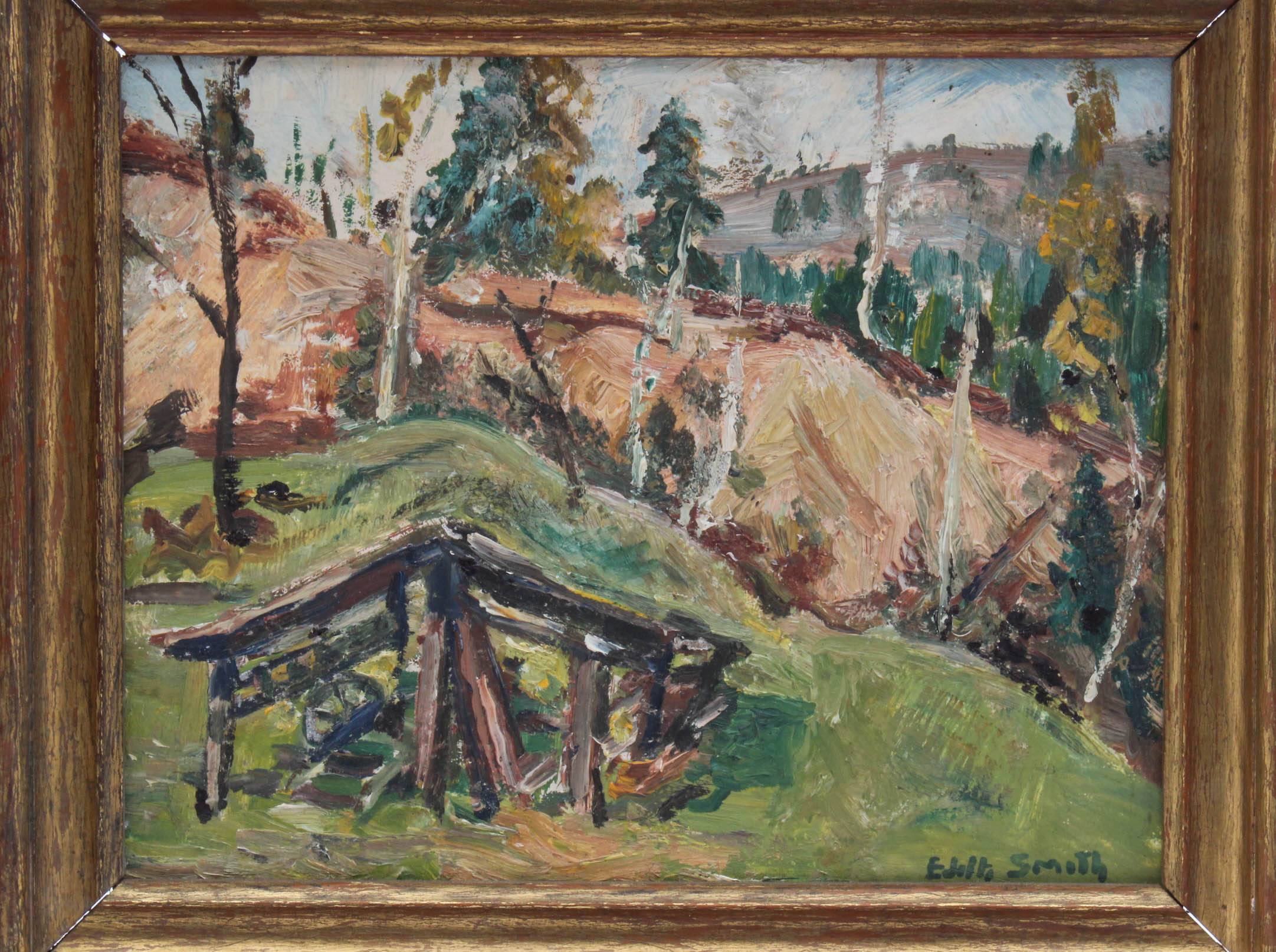 1937 Edith Smith Adirondack Mountains Landscape