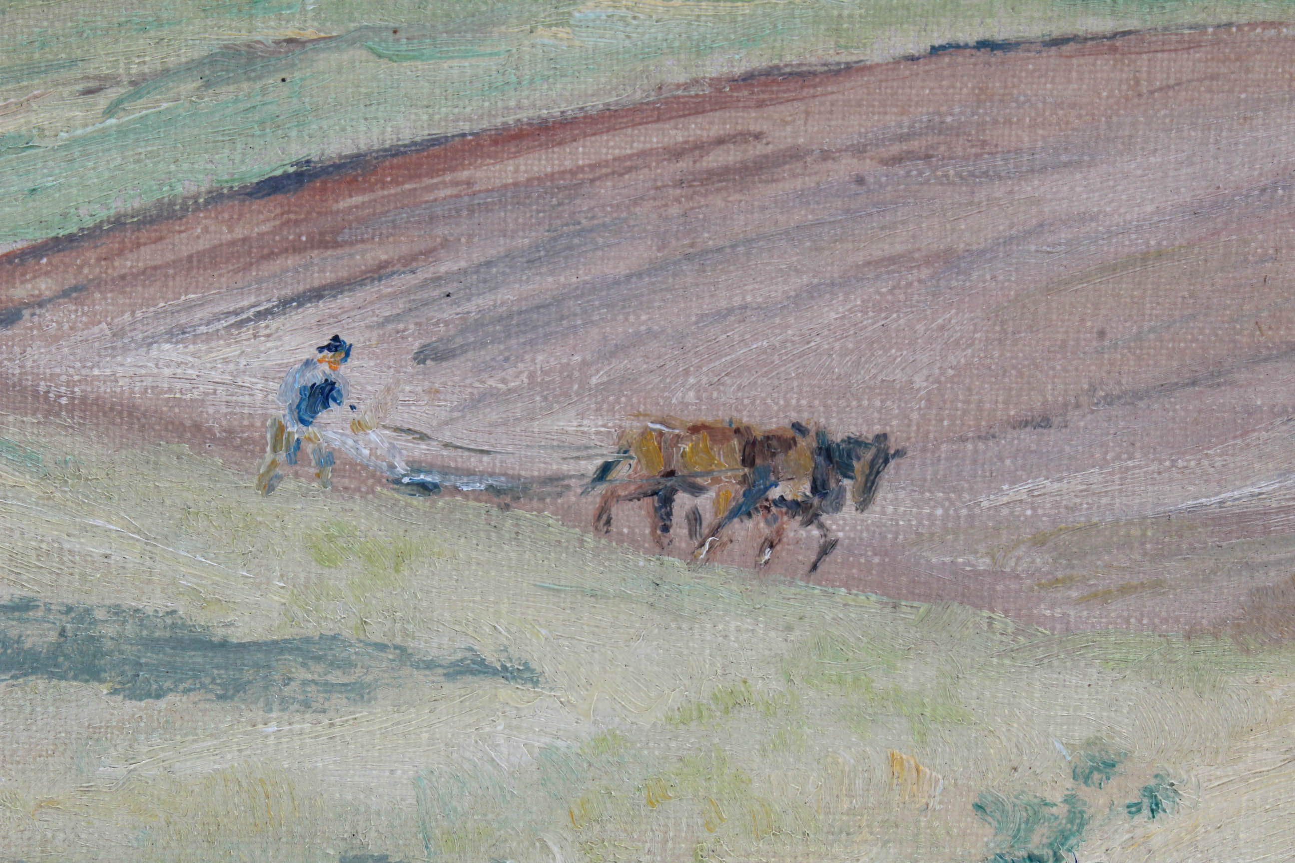 J. Winthrop Andrews "Spring Turning" Oil Painting