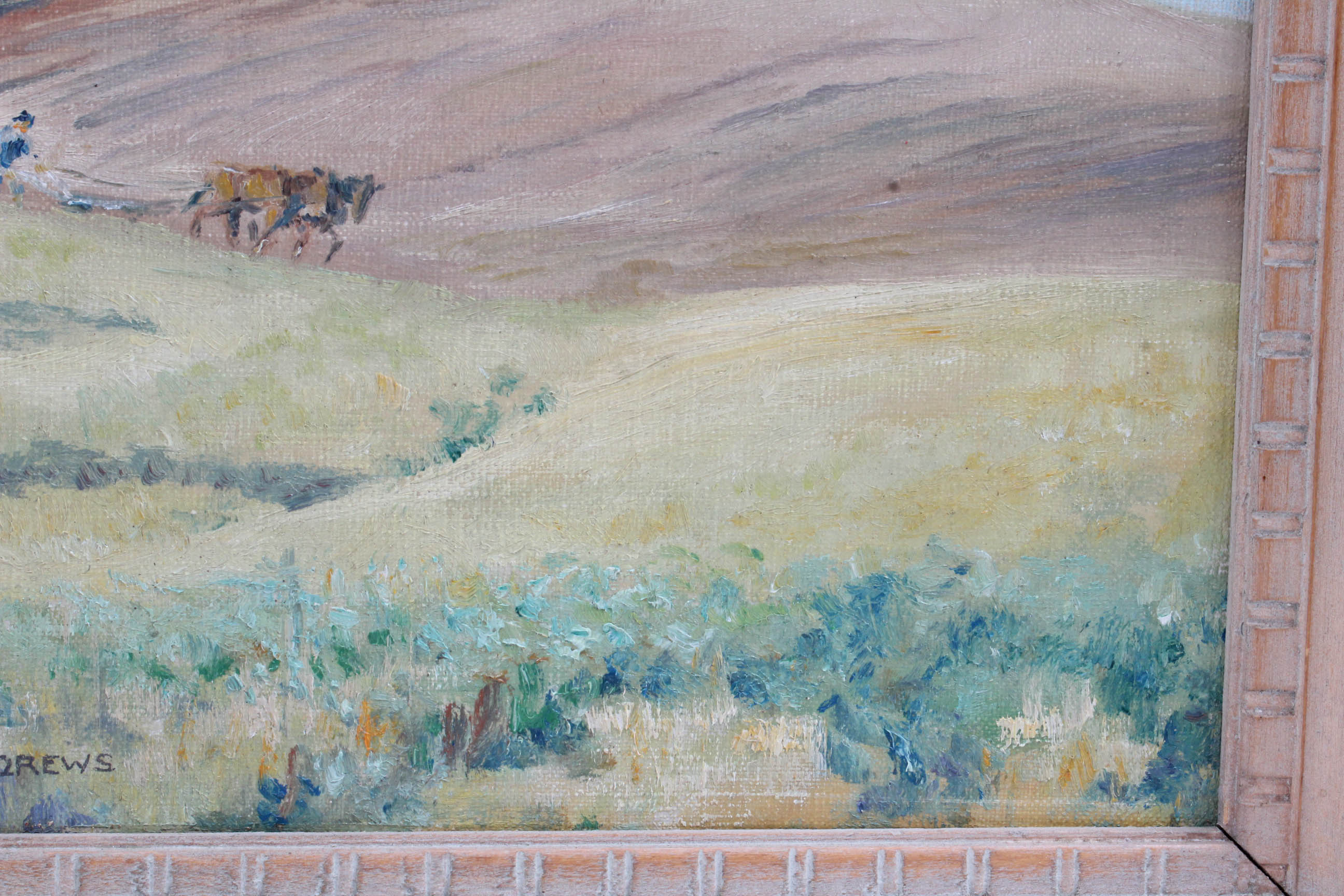 J. Winthrop Andrews "Spring Turning" Oil Painting