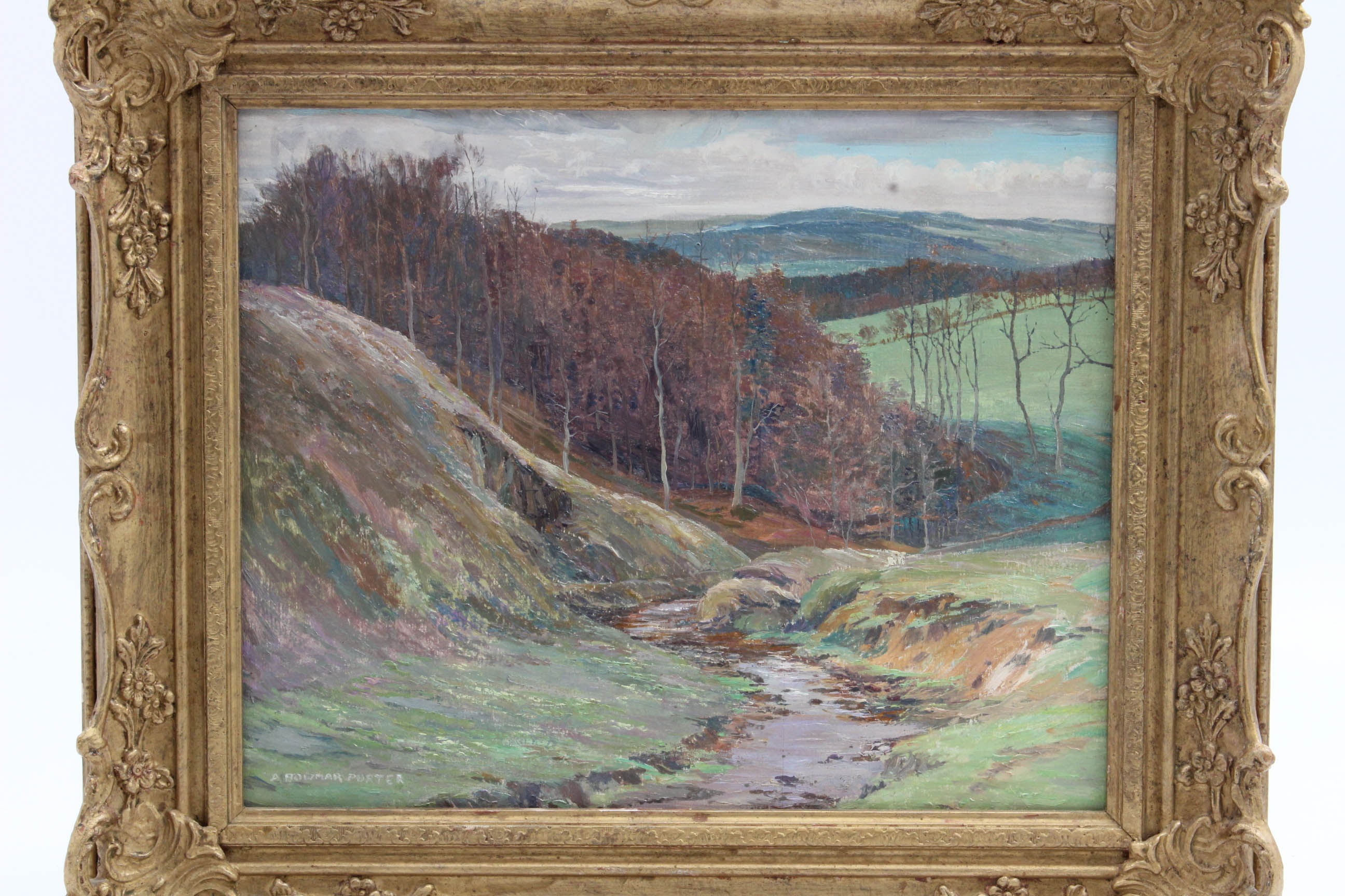 Arthur Bowmar Porter Plein Air Landscape in Oil