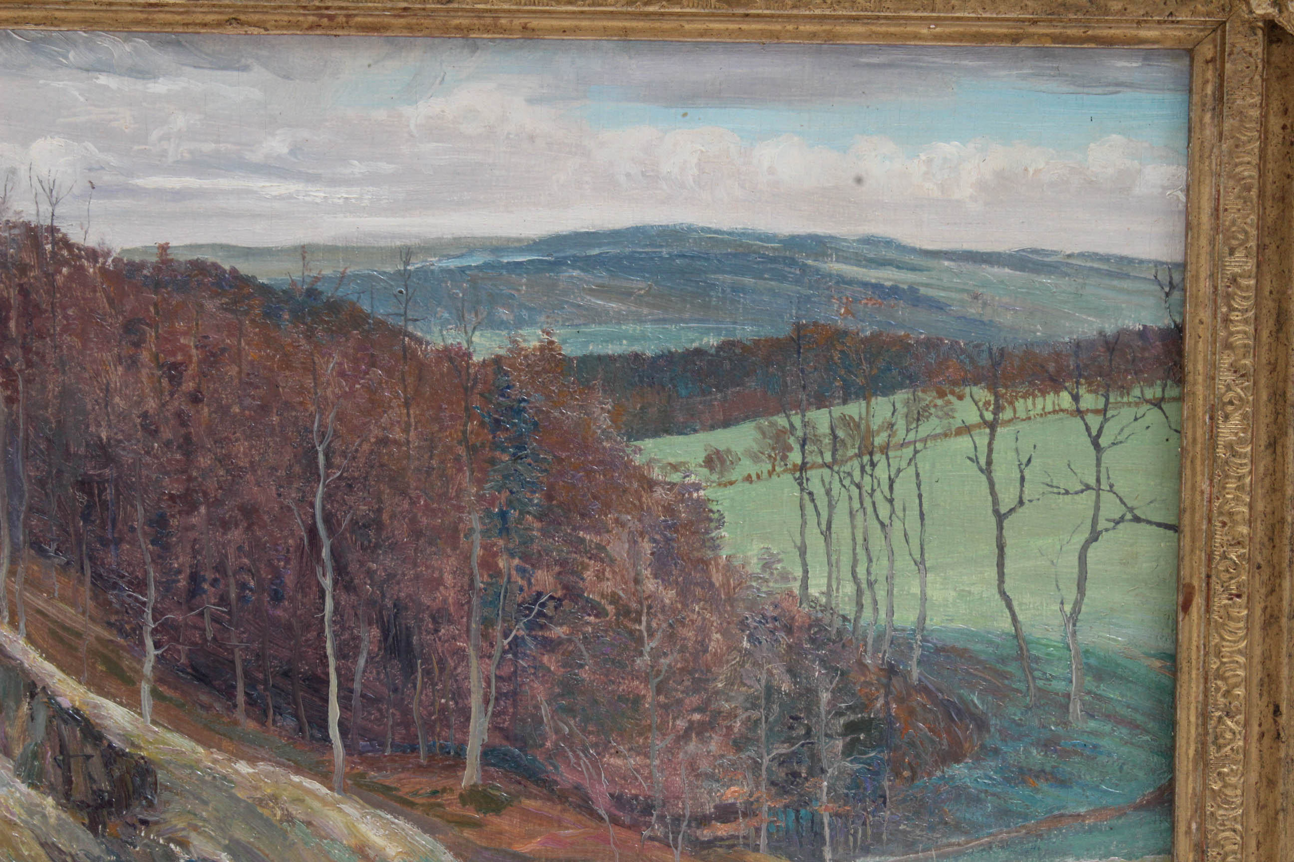 Arthur Bowmar Porter Plein Air Landscape in Oil