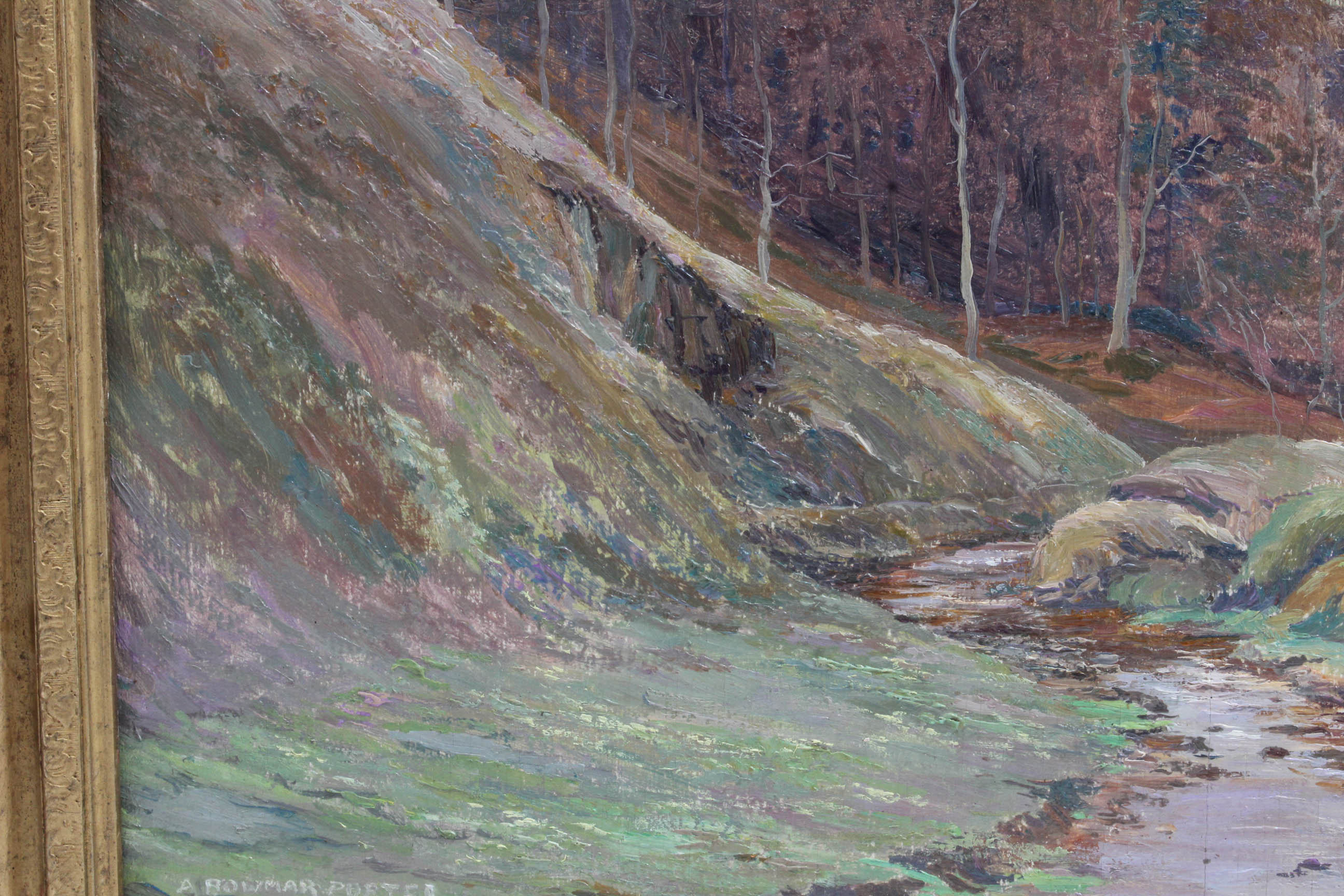 Arthur Bowmar Porter Plein Air Landscape in Oil