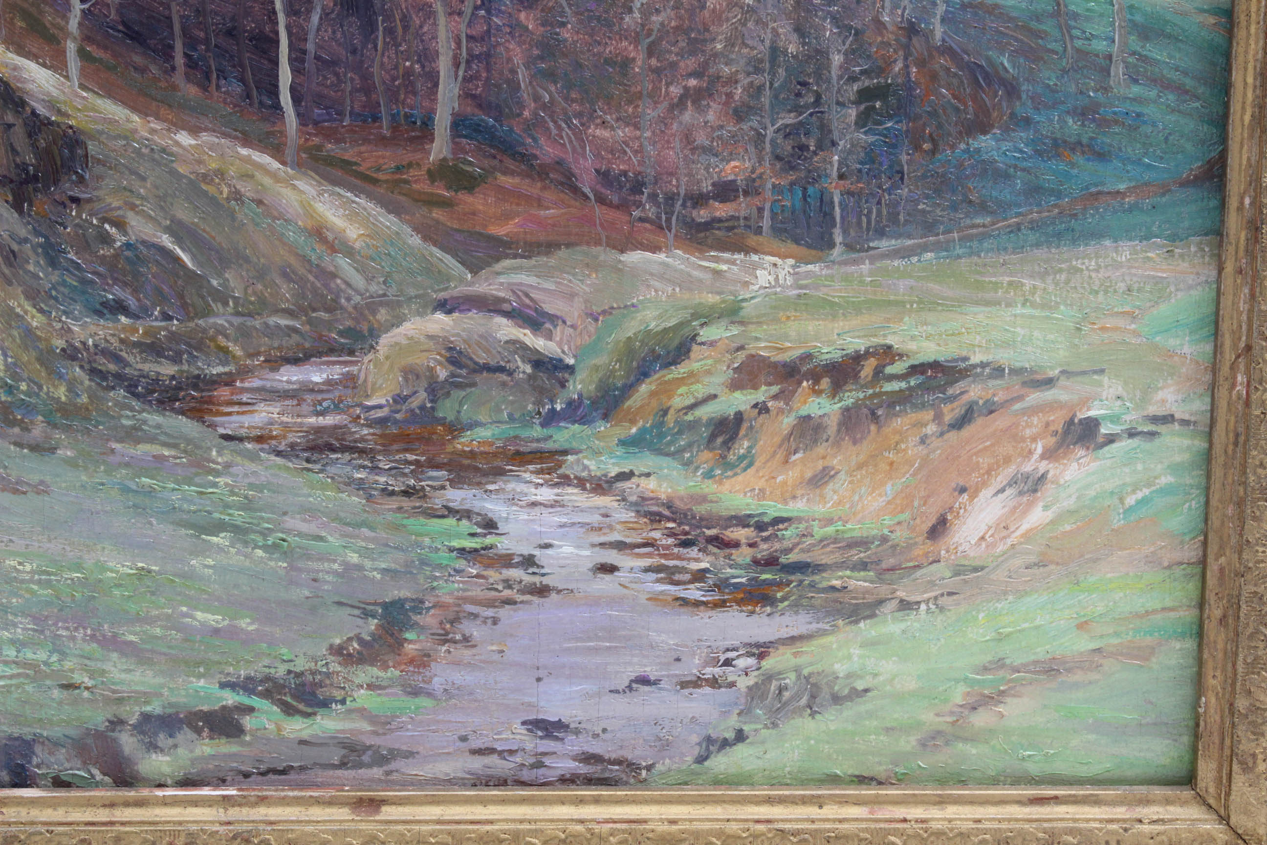 Arthur Bowmar Porter Plein Air Landscape in Oil