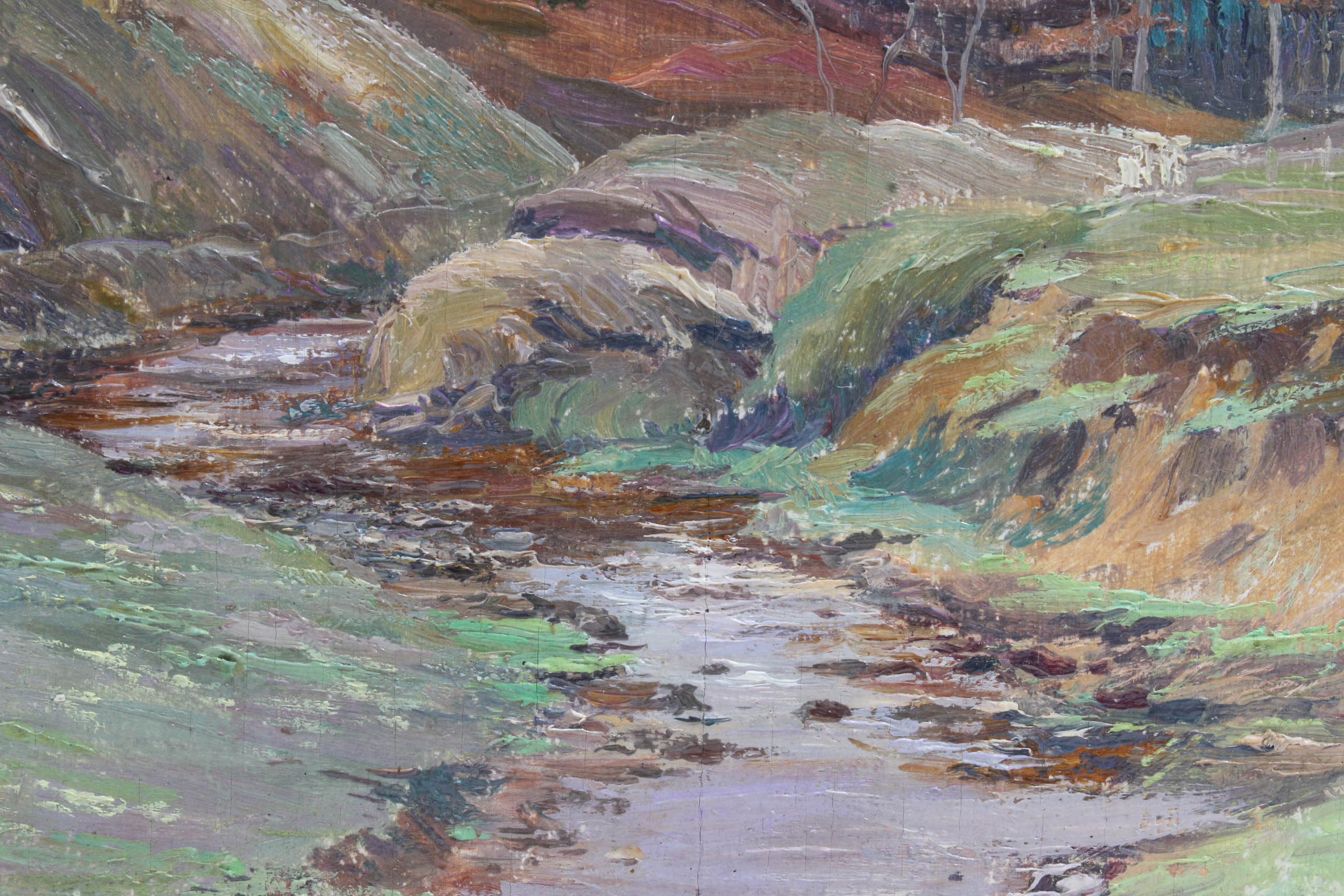 Arthur Bowmar Porter Plein Air Landscape in Oil