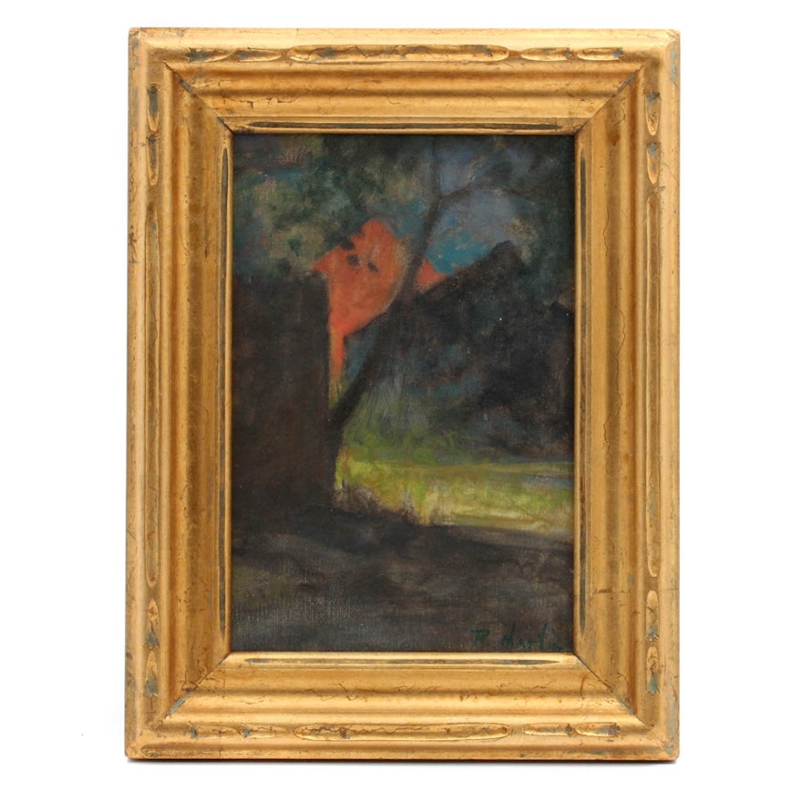 Robert Joseph Martin Impressionist Oil Landscape