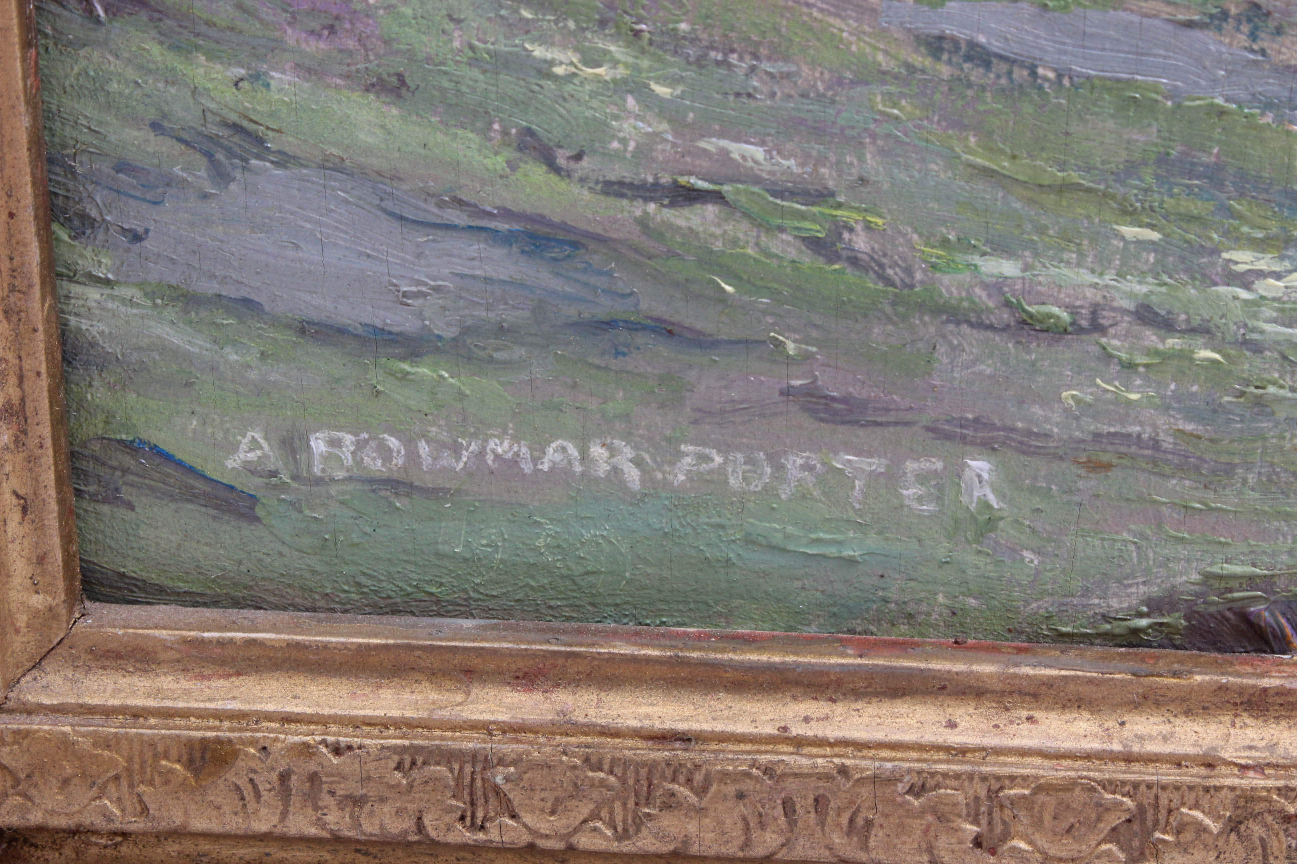 Arthur Bowmar Porter Plein Air Landscape in Oil