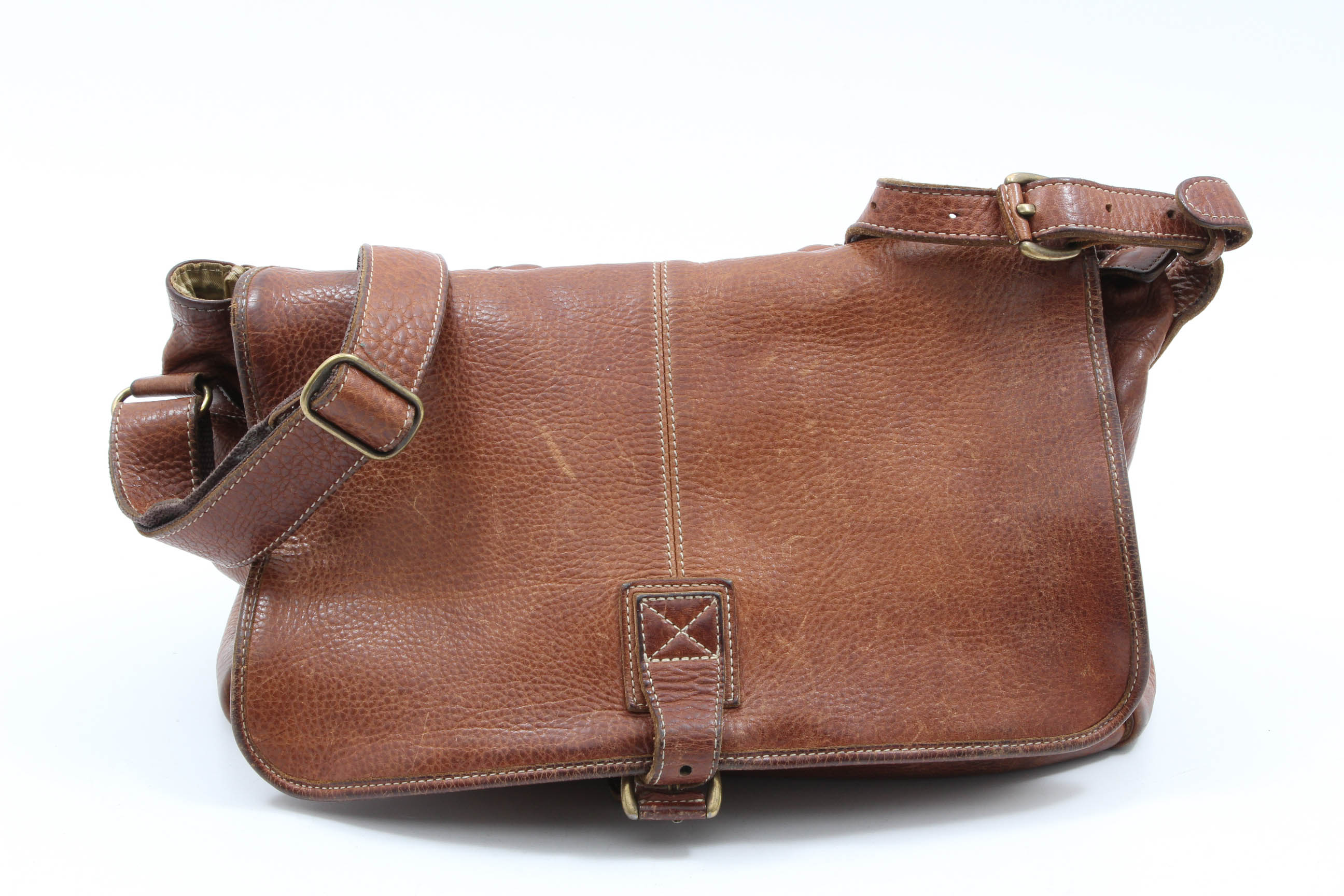 Vintage L.L. Bean Messenger Bag and Deerstalker Cap