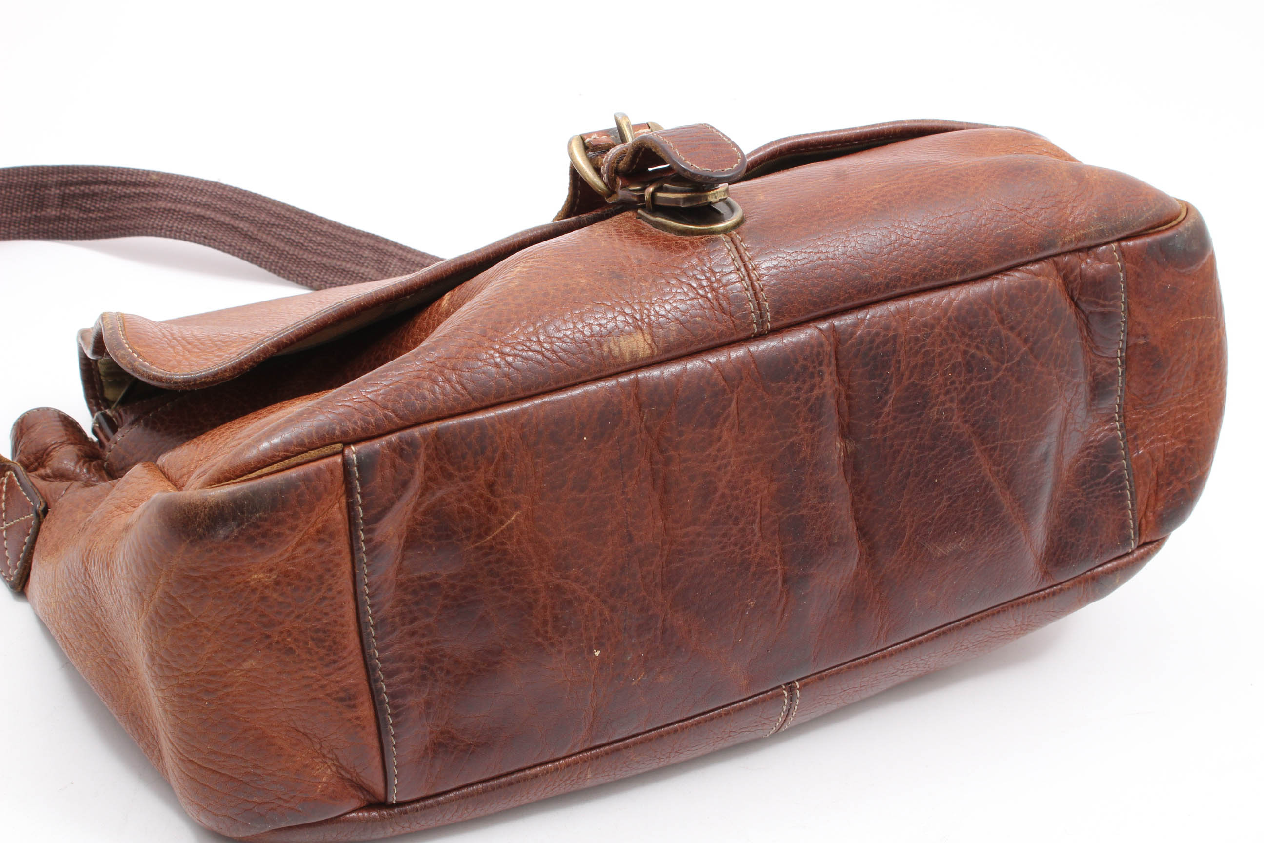 Vintage L.L. Bean Messenger Bag and Deerstalker Cap