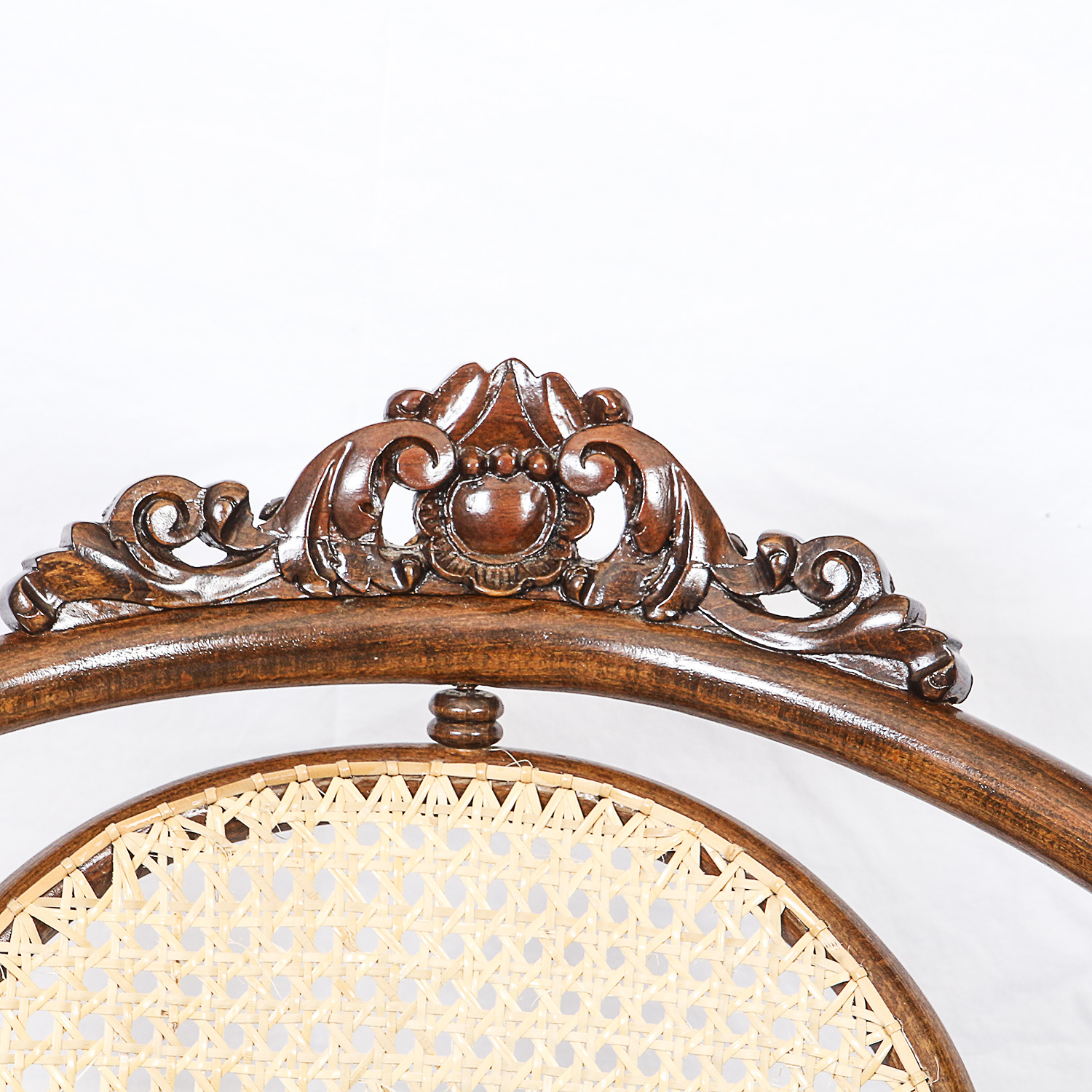 Victorian Style Caned Bentwood Armchairs