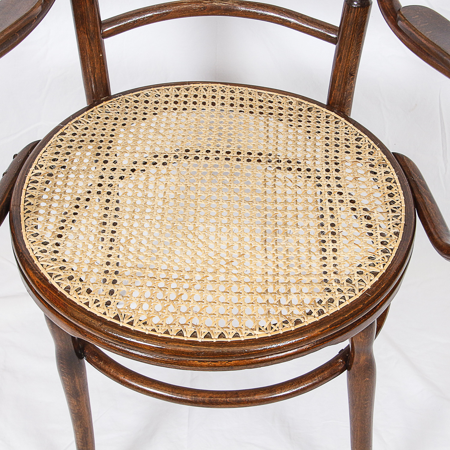 Victorian Style Caned Bentwood Armchairs