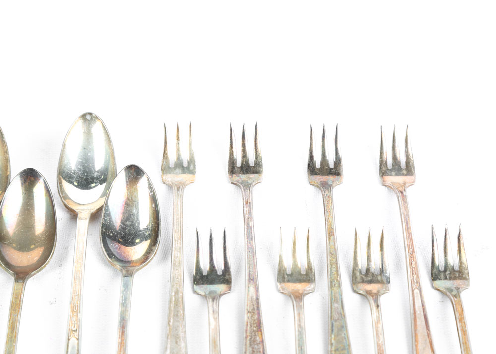 National Siver Company Vintage Plated Silver Flatware