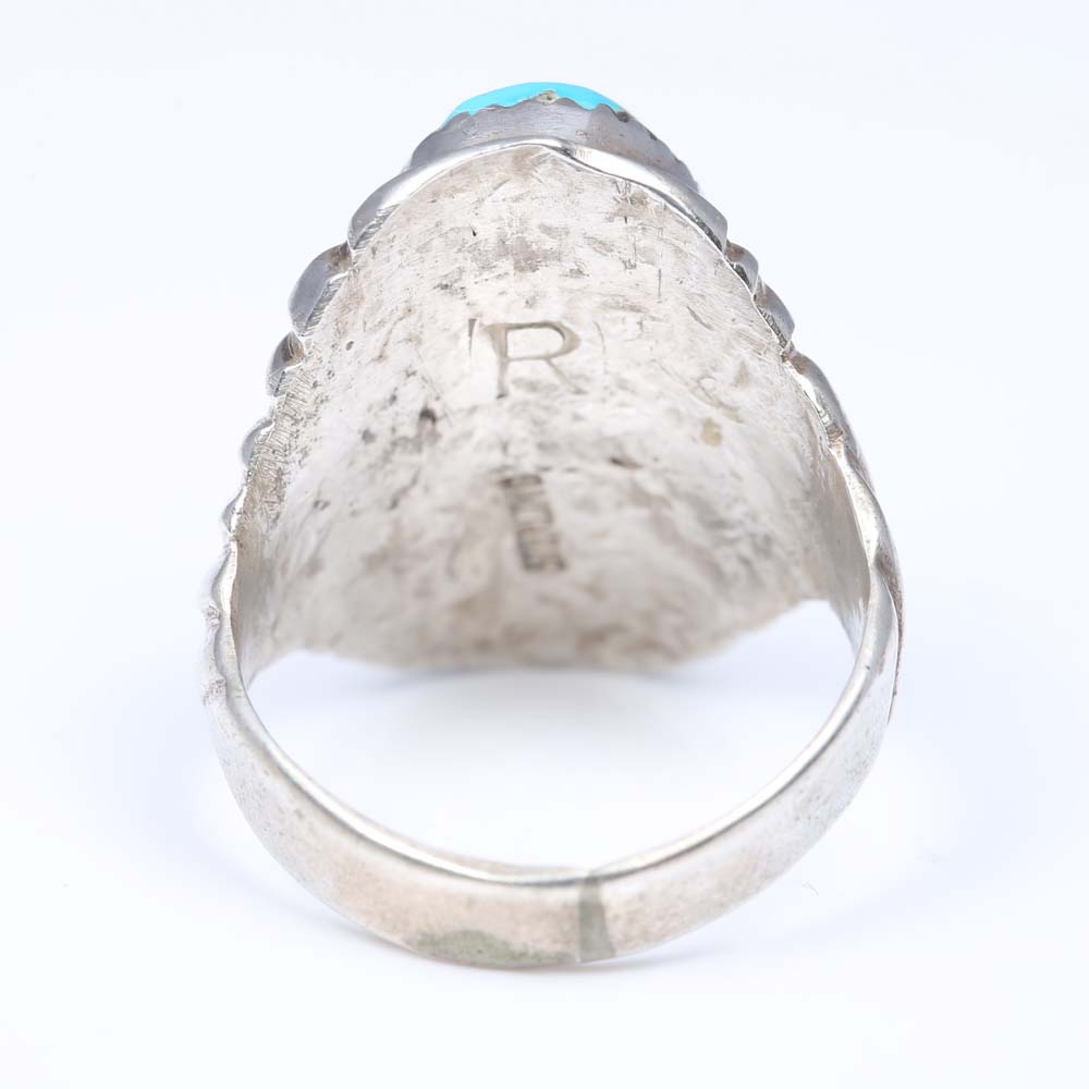 Sterling Silver and Turquoise Ring