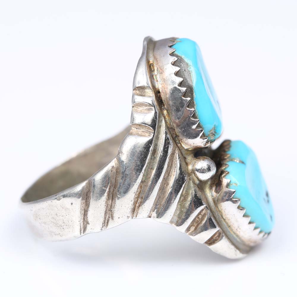 Sterling Silver and Turquoise Ring