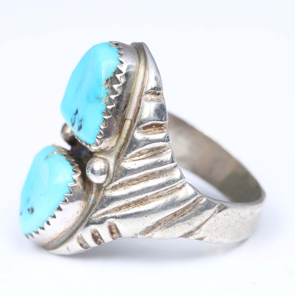 Sterling Silver and Turquoise Ring