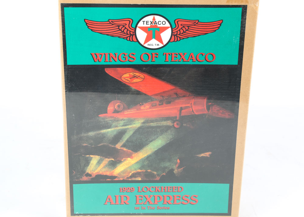 ERTL "Wings of Texaco" Die-Cast Model Plane Coin Bank Series #1-5
