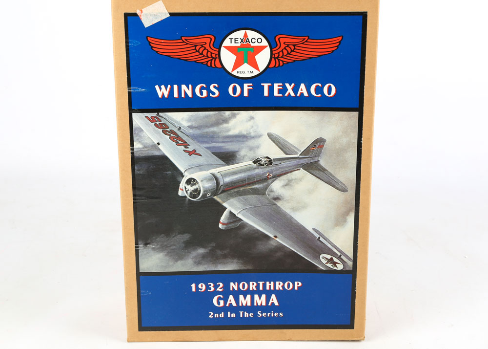 ERTL "Wings of Texaco" Die-Cast Model Plane Coin Bank Series #1-5