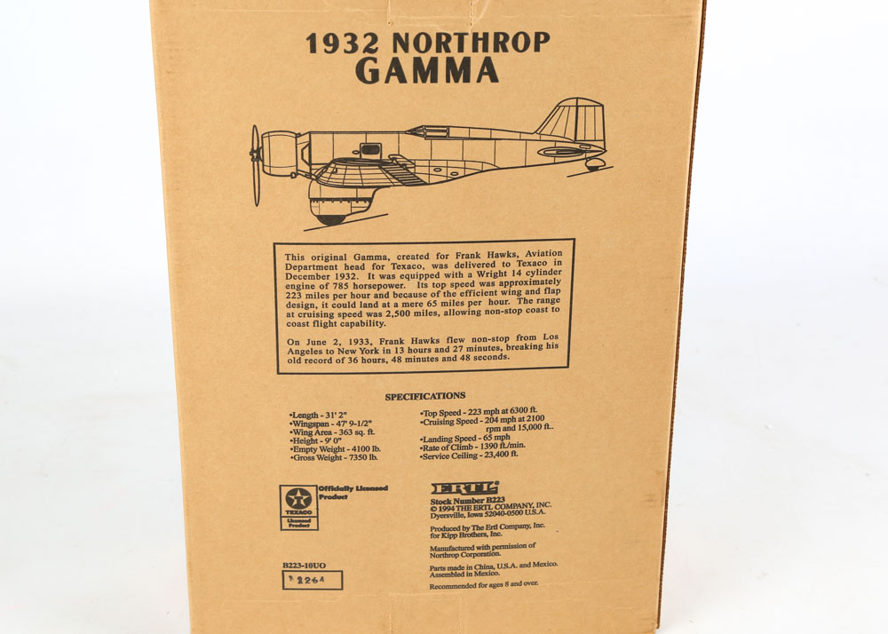 ERTL "Wings of Texaco" Die-Cast Model Plane Coin Bank Series #1-5