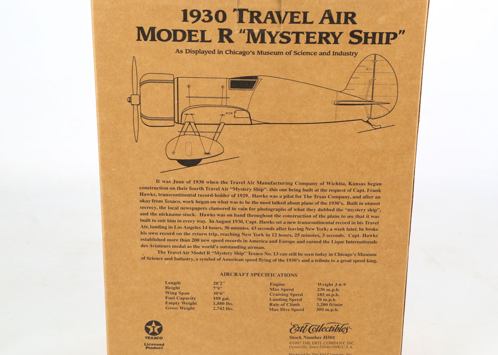 ERTL "Wings of Texaco" Die-Cast Model Plane Coin Bank Series #1-5