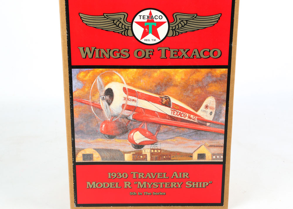 ERTL "Wings of Texaco" Die-Cast Model Plane Coin Bank Series #1-5