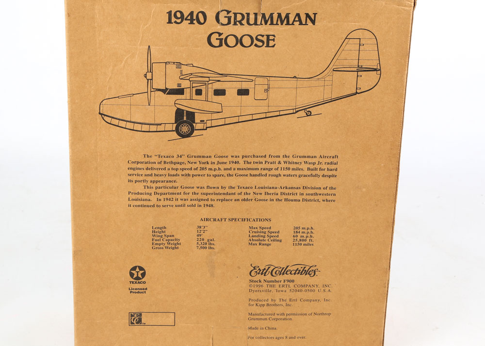 ERTL "Wings of Texaco" Die-Cast Model Plane Coin Bank Series #1-5