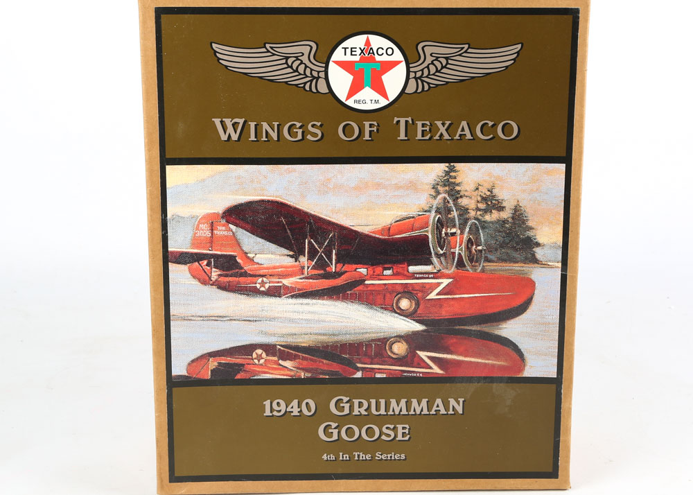 ERTL "Wings of Texaco" Die-Cast Model Plane Coin Bank Series #1-5