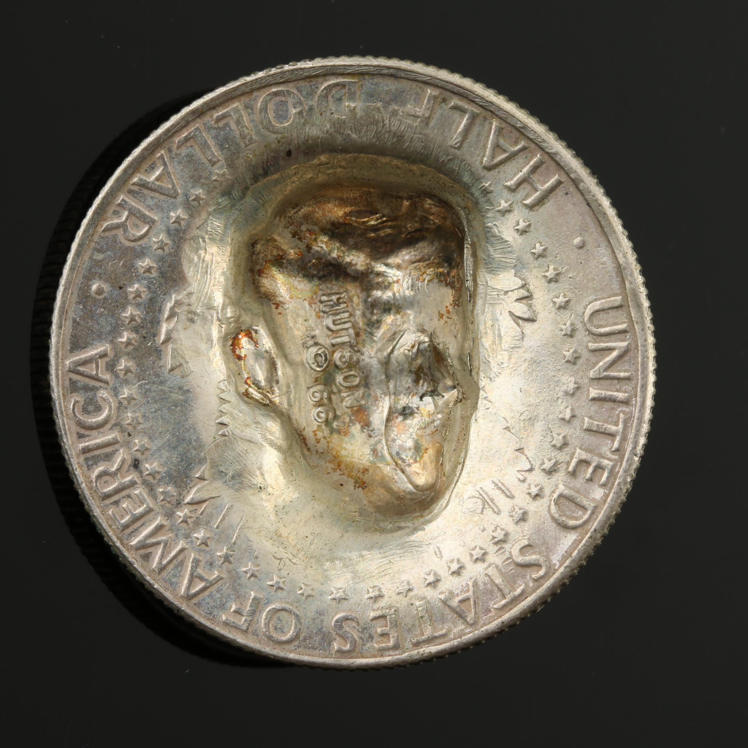 Marilyn Monroe Silver Ingot and Two Novelty Silver Coins