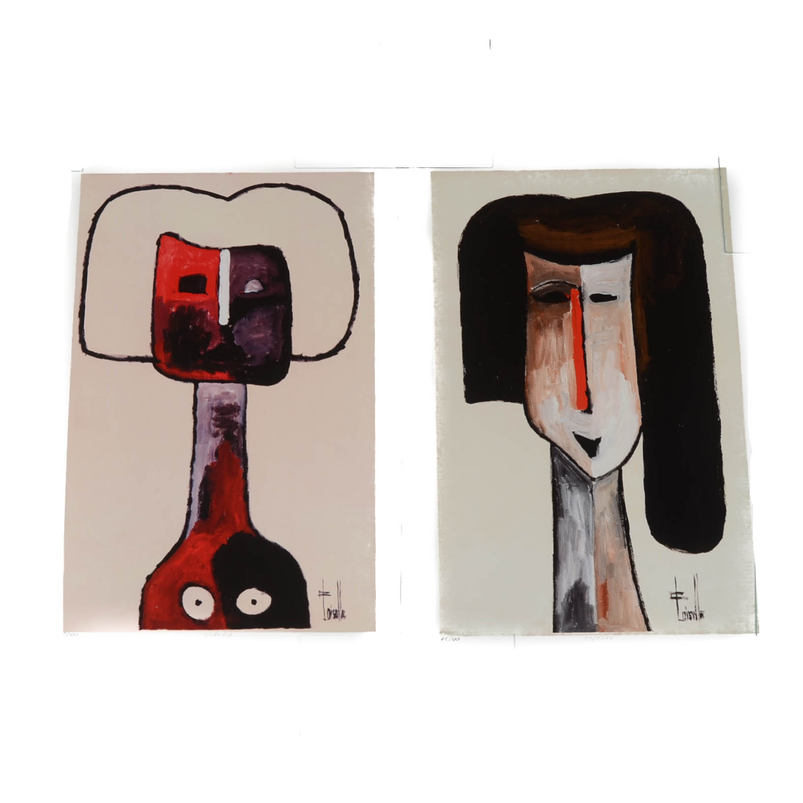Two Limited Edition Offset Lithograph Reproductions after Claude Loiselle