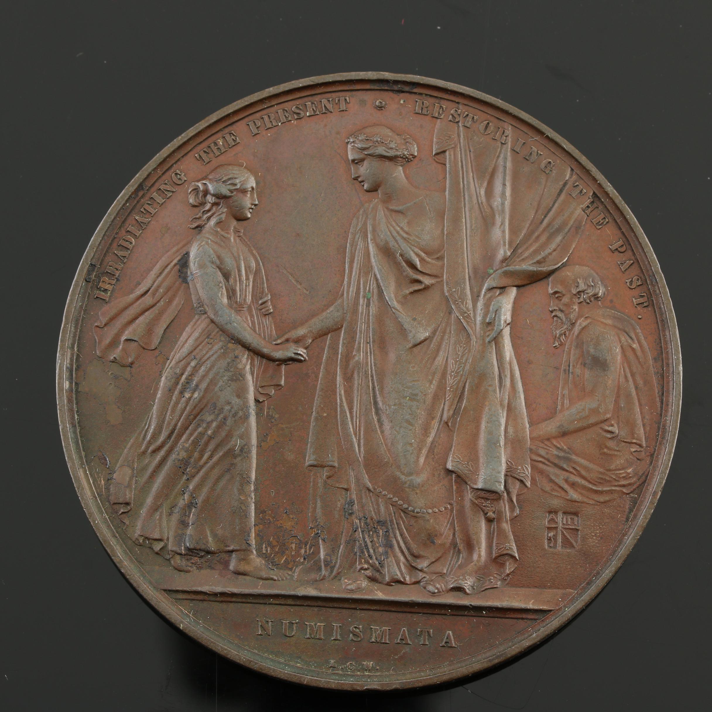 1855 Commemorative Richard Sainthill Numismatist Copper Medal