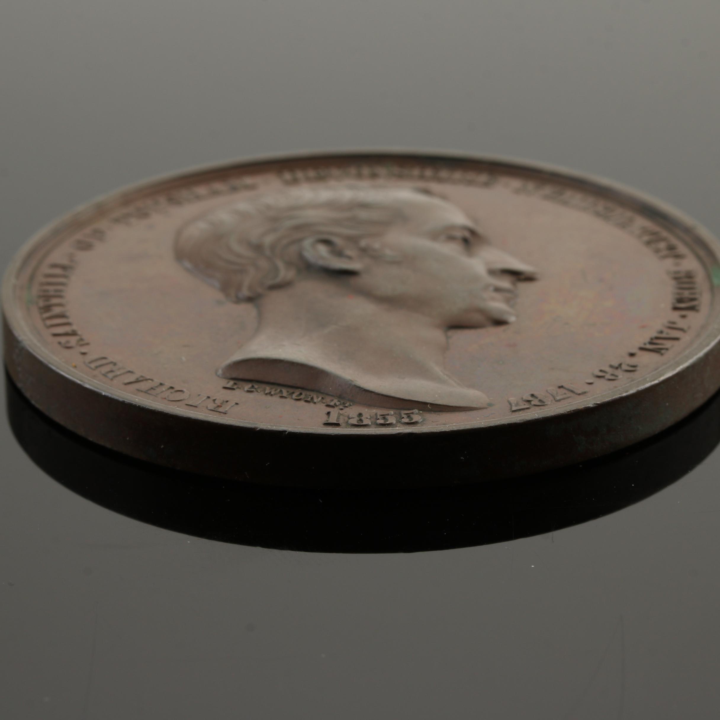 1855 Commemorative Richard Sainthill Numismatist Copper Medal